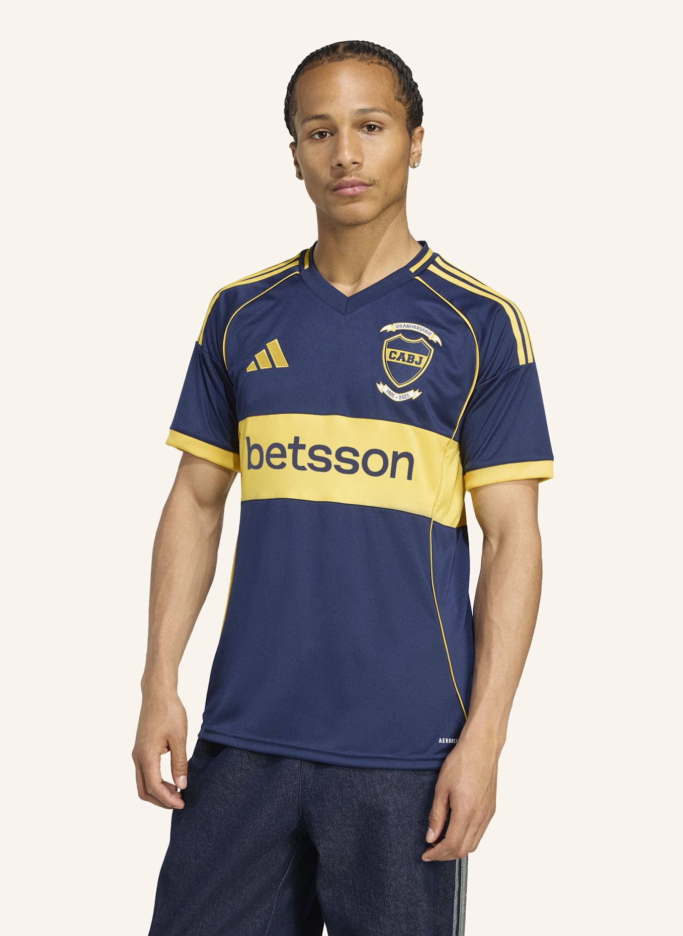 adidas BOCA JUNIORS 25/26 HEIMTRIKOT: BLAU/ GOLD