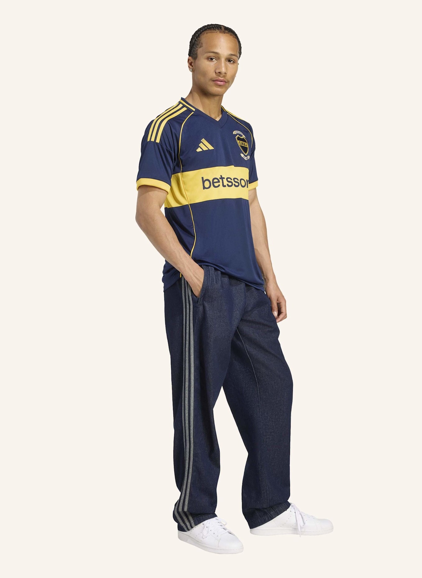 adidas BOCA JUNIORS 25/26 HEIMTRIKOT: BLAU/ GOLD