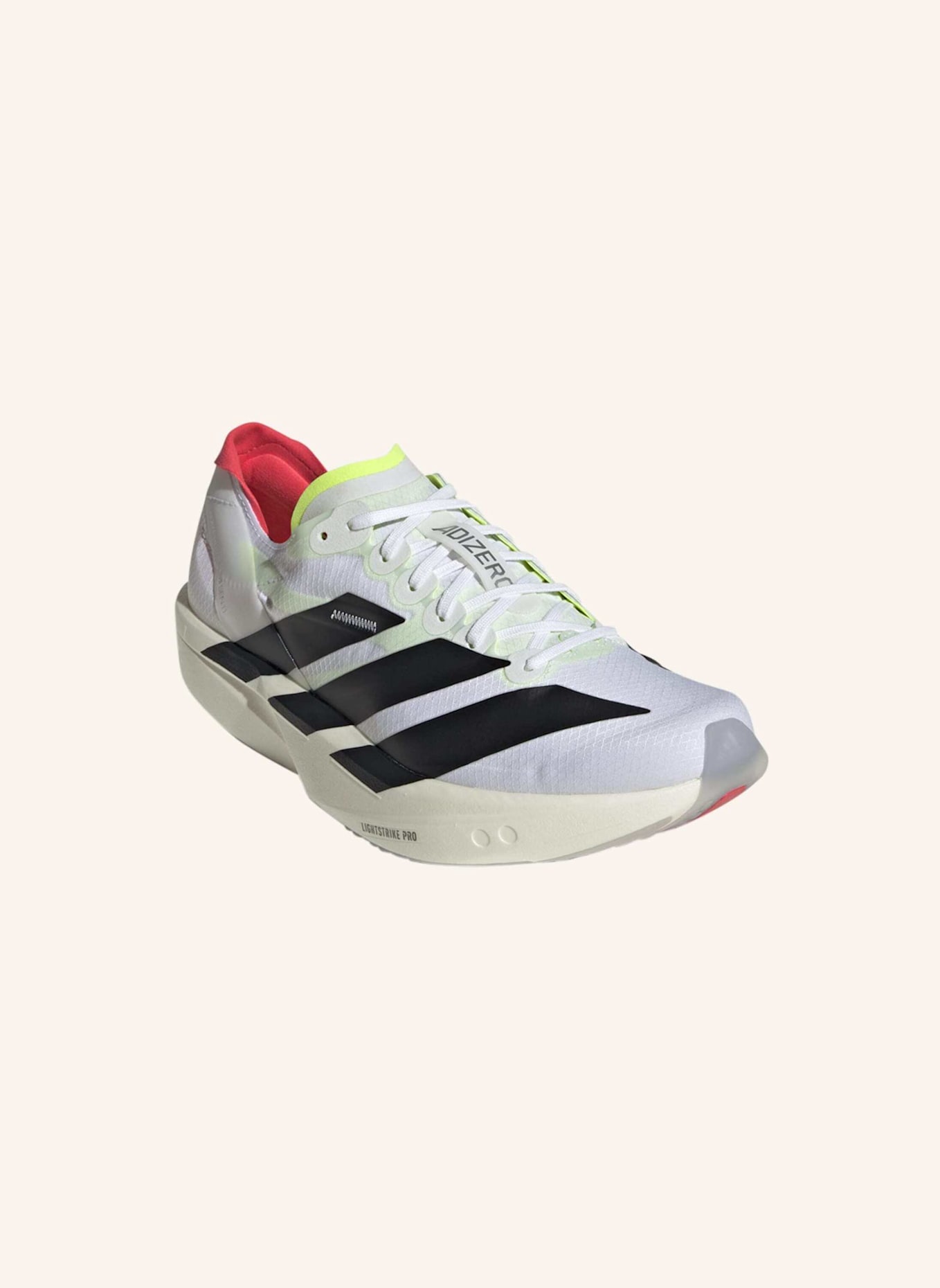 adidas Laufschuhe ADIZERO TAKUMI SEN 11: WEISS/ SCHWARZ/ ROT
