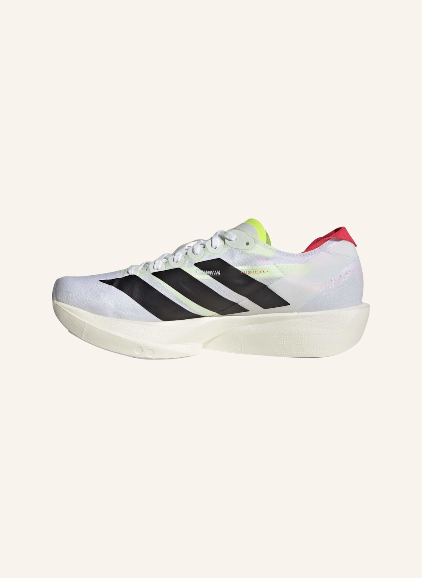 adidas Laufschuhe ADIZERO TAKUMI SEN 11: WEISS/ SCHWARZ/ ROT
