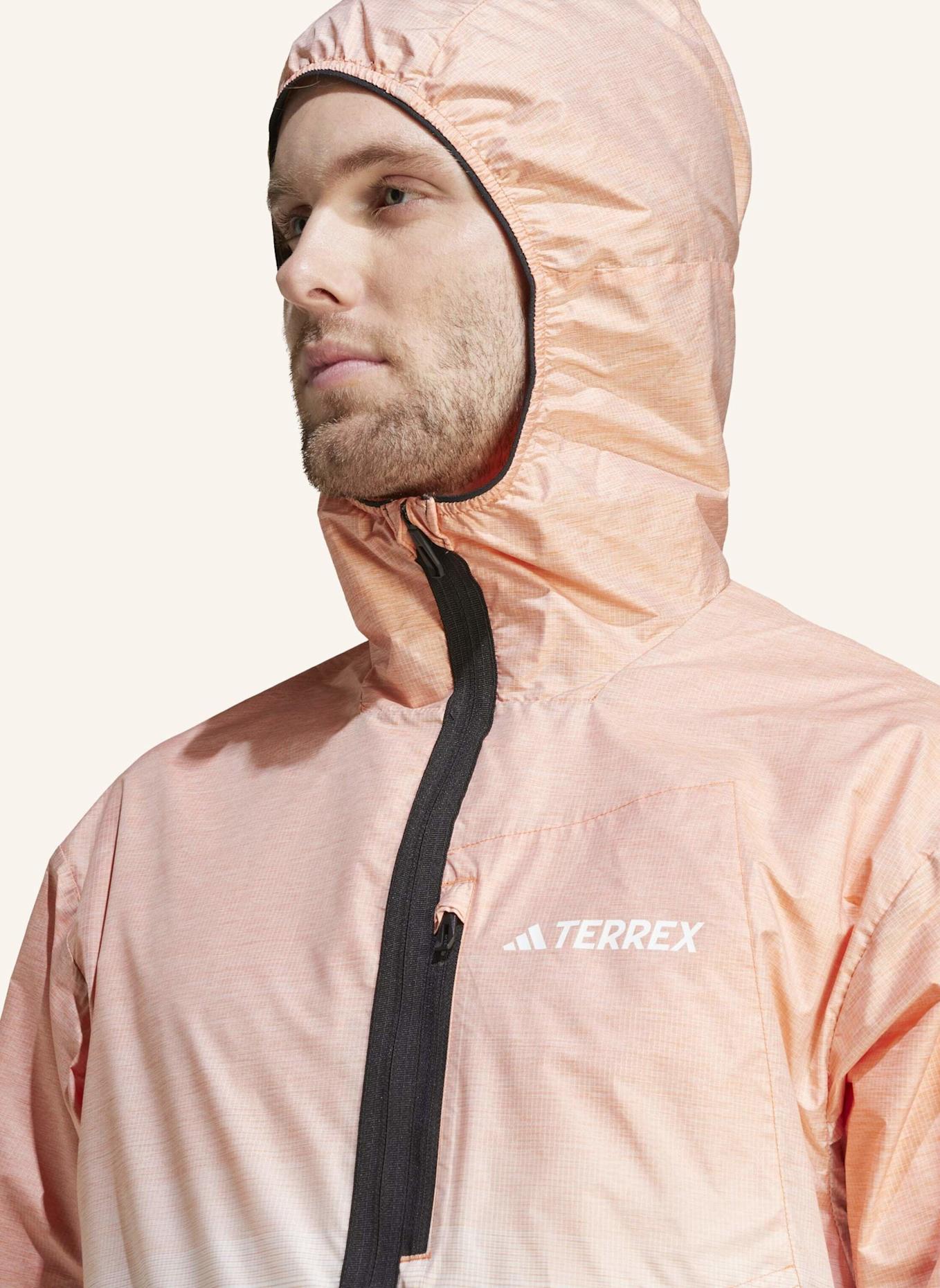 adidas TERREX TERREX XPERIOR LEICHTE WINDWEAVE JACKE: ORANGE