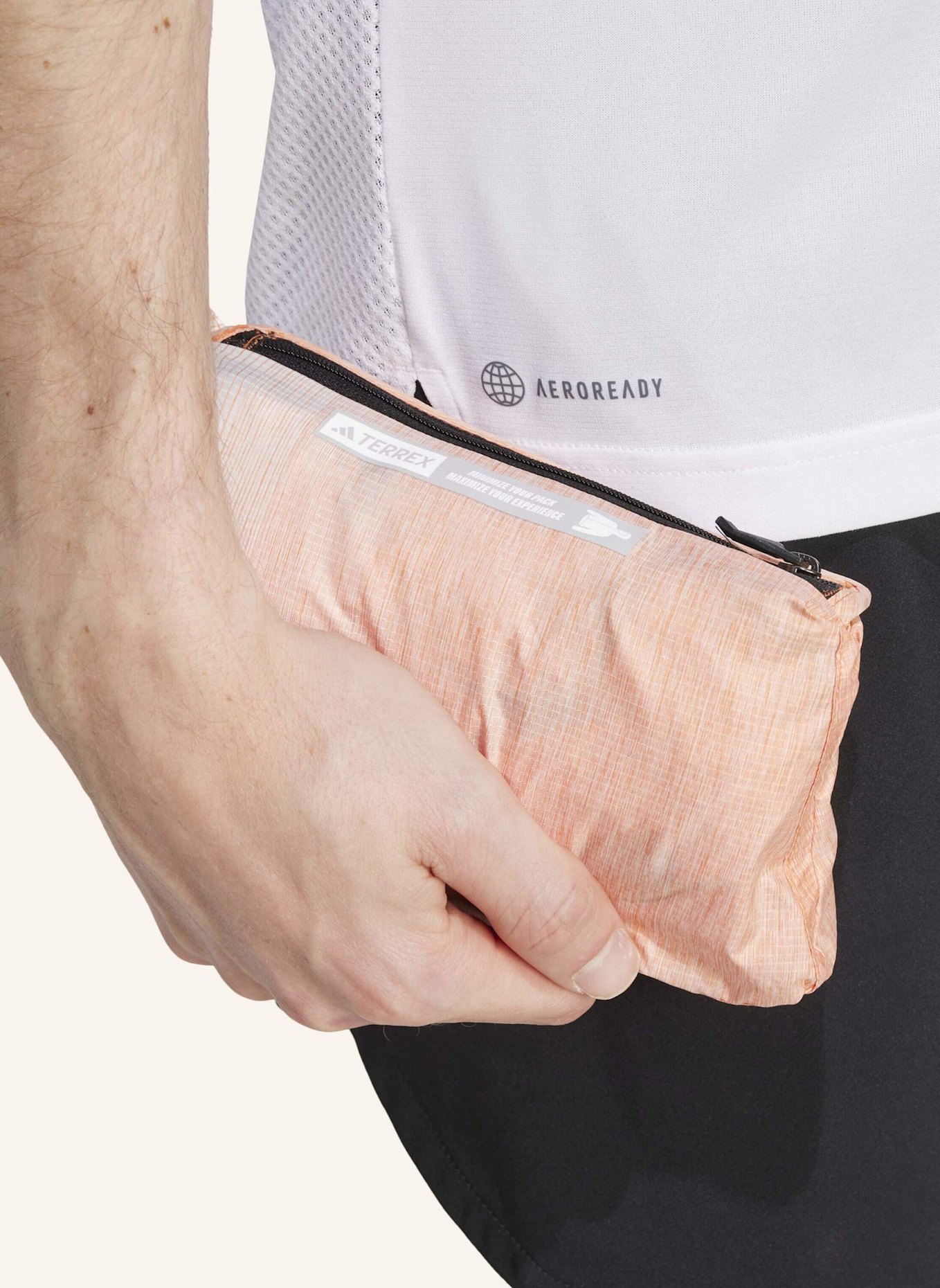 adidas TERREX TERREX XPERIOR LEICHTE WINDWEAVE JACKE: ORANGE