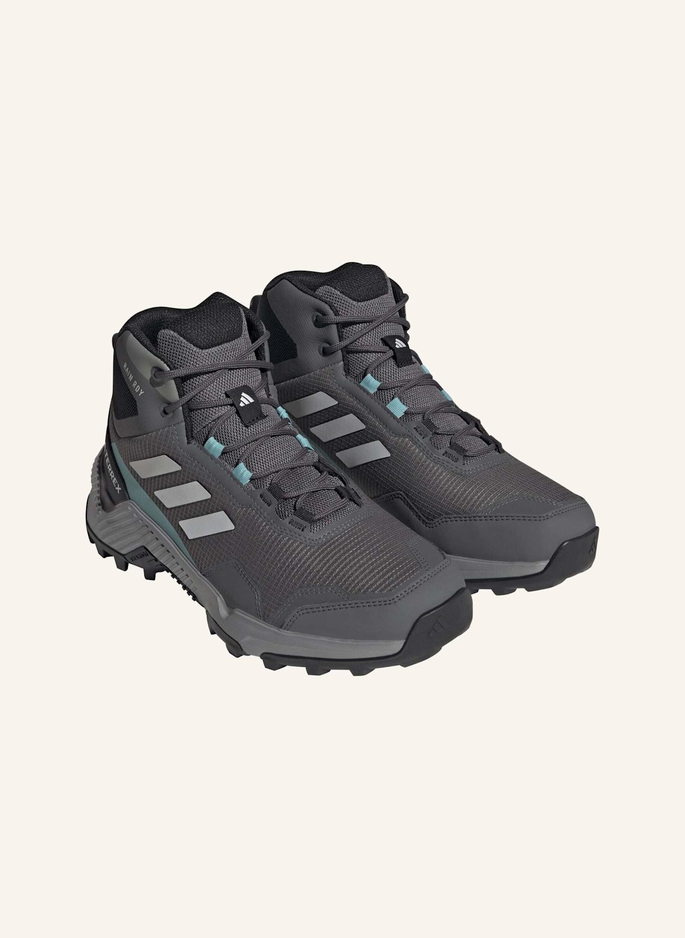 adidas TERREX EASTRAIL 2.0 MID RAIN.RDY WANDERSCHUH: GRAU/ SCHWARZ