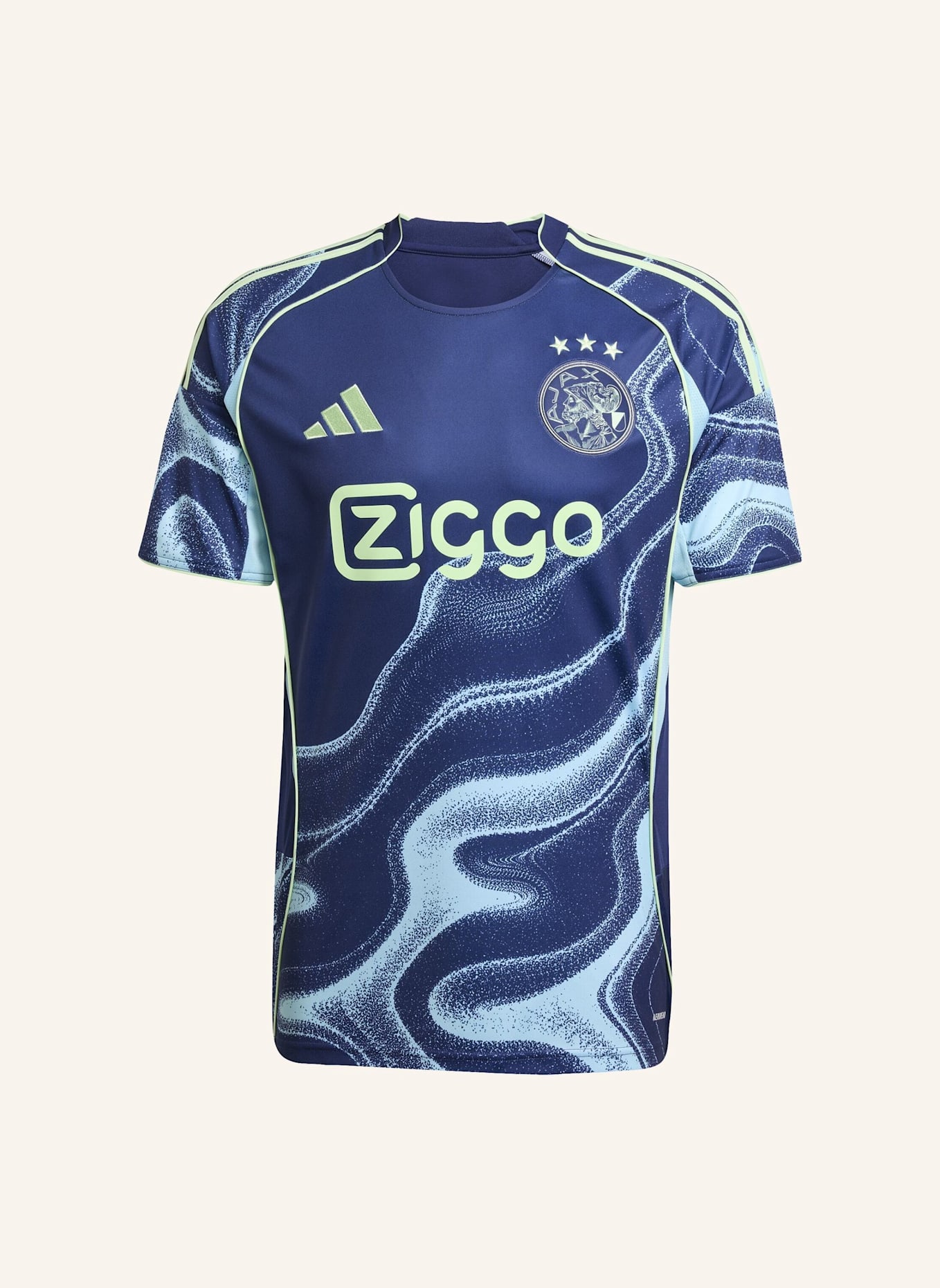 adidas AJAX AMSTERDAM 25/26 AUSWÄRTSTRIKOT: BLAU