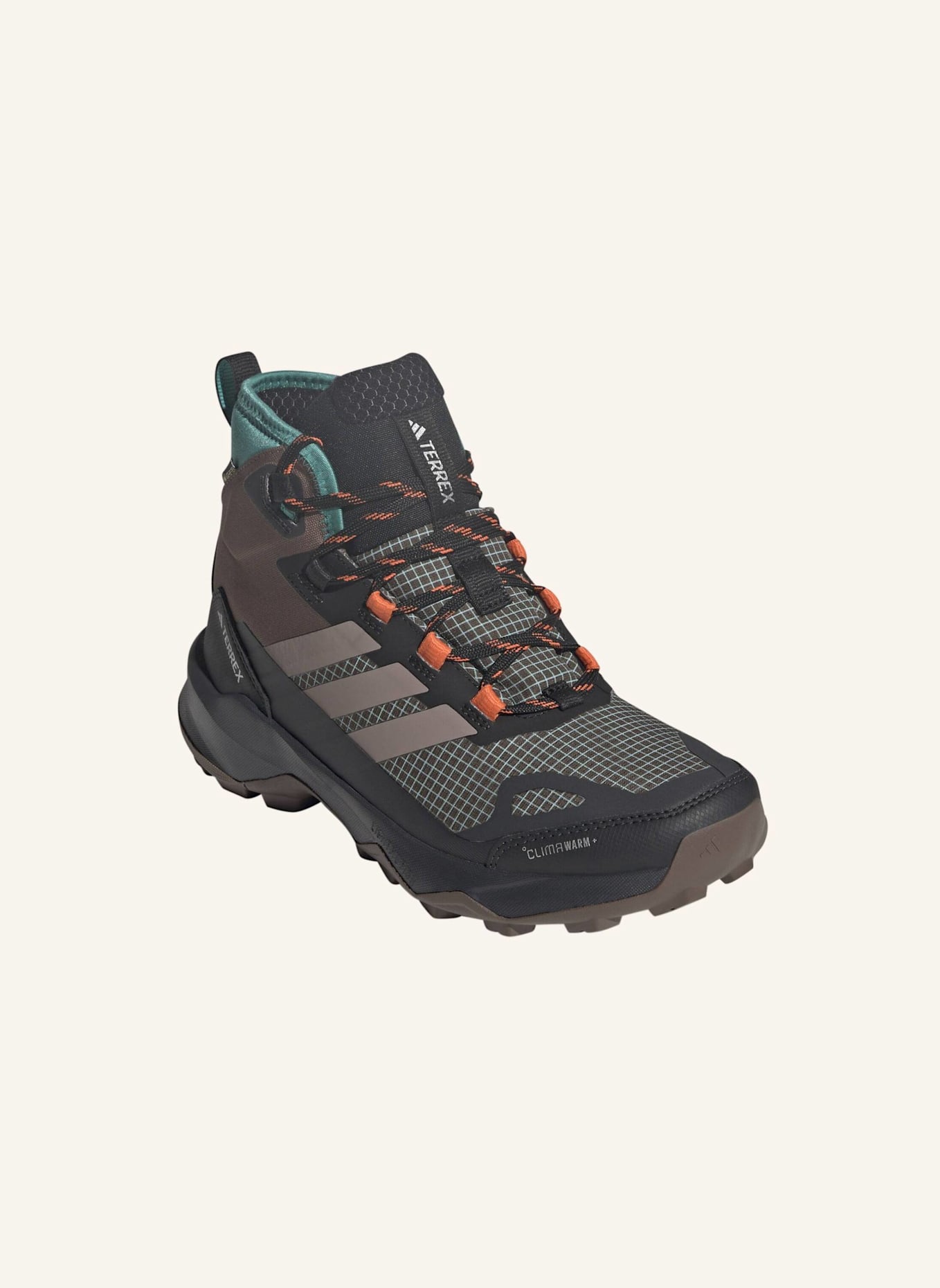 adidas TERREX Wanderschuhe TERREX SKYCHASER AX5 MID GTX CLIMAWARM: BRAUN/ TÜRKIS