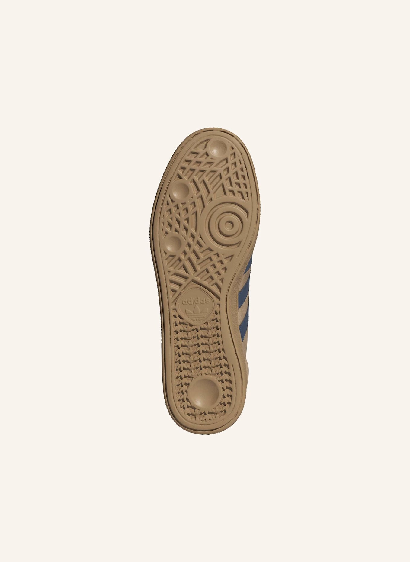 adidas Originals HANDBALL SPEZIAL SCHUH: BEIGE/ BLAU/ GOLD