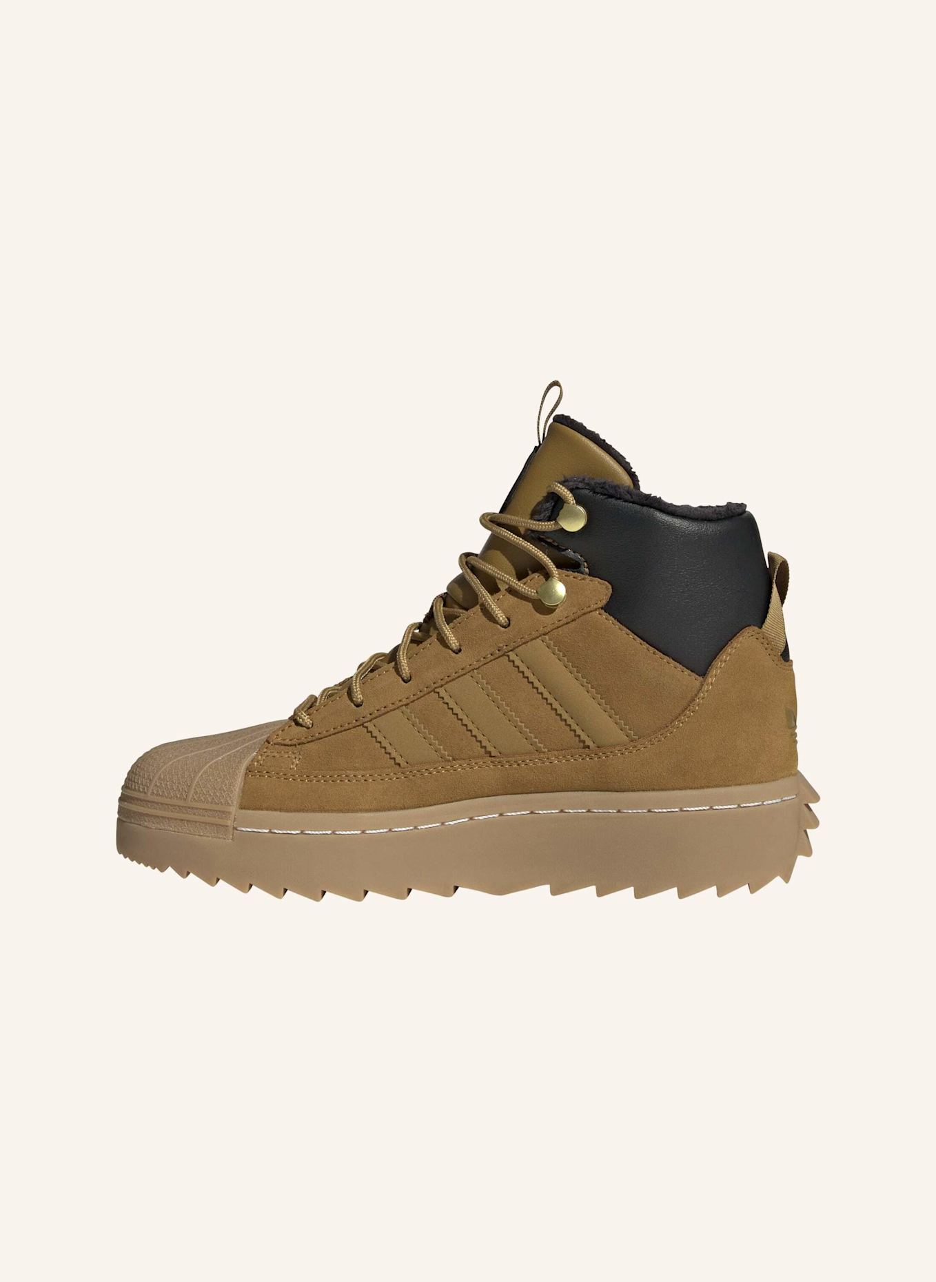 adidas Originals SUPERSTAR WINTERIZED TREK SCHUH: BRAUN/ ROSA