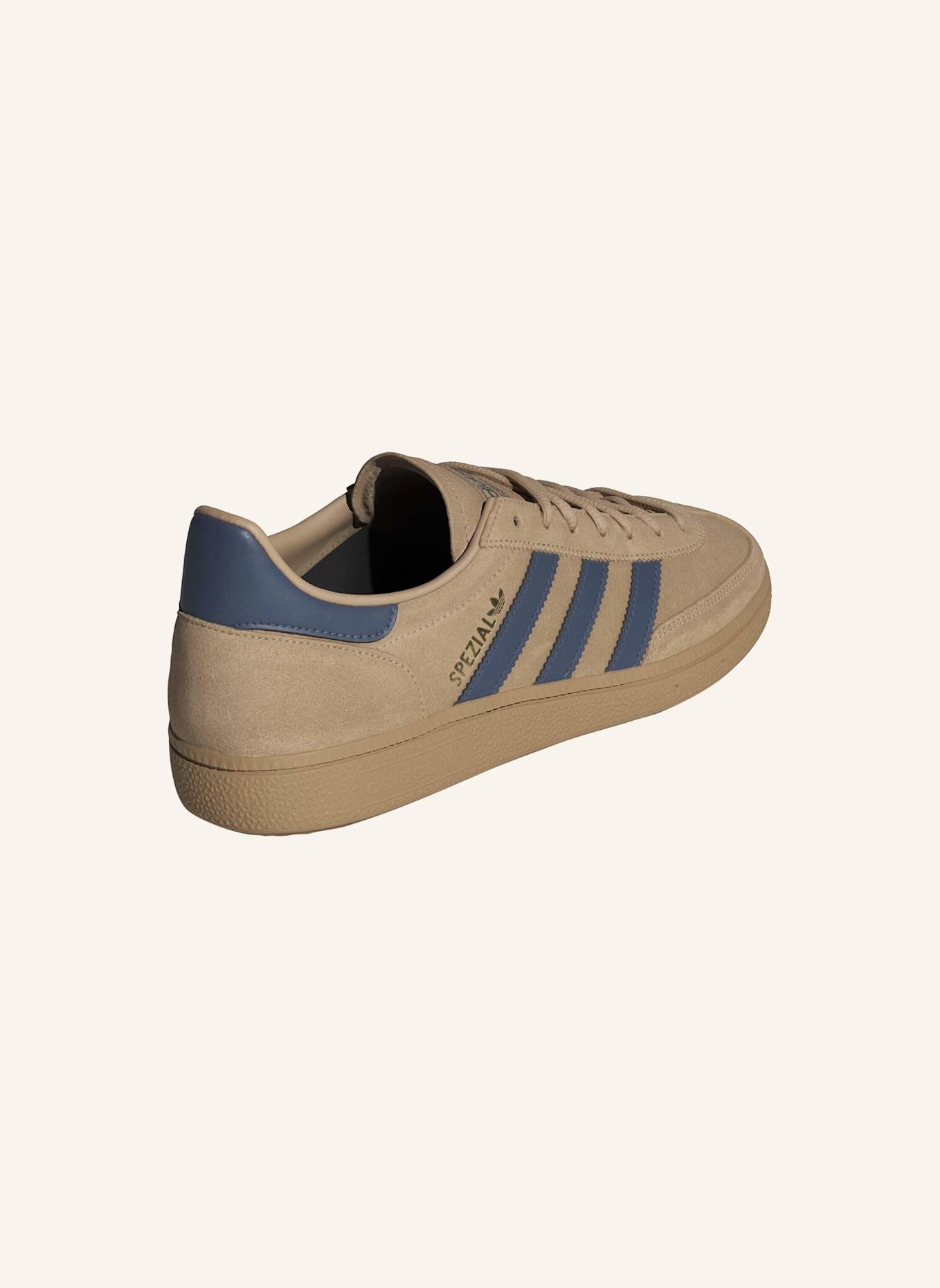 adidas Originals HANDBALL SPEZIAL SCHUH: BEIGE/ BLAU/ GOLD