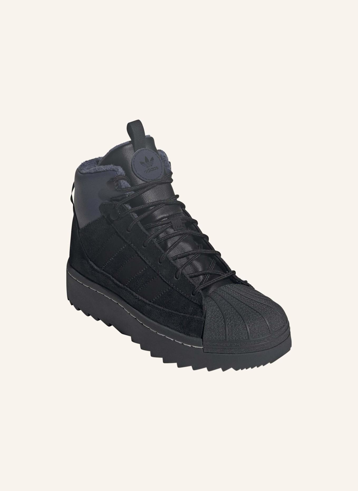 adidas Originals SUPERSTAR WINTERIZED TREK SCHUH: SCHWARZ/ GRAU