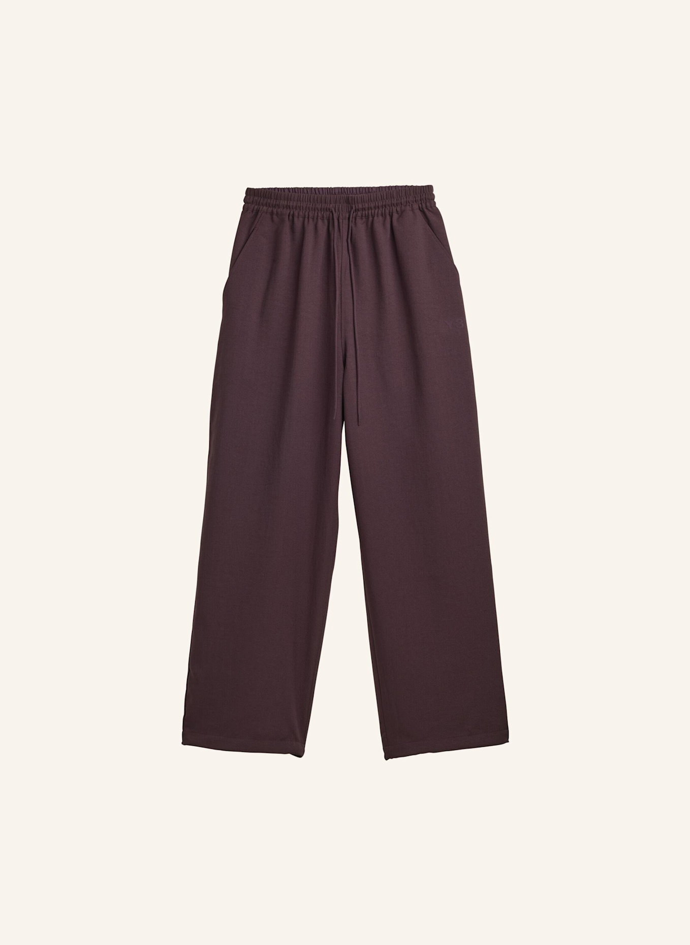 Y-3 Y-3 3-STREIFEN TRAININGSHOSE: ROT