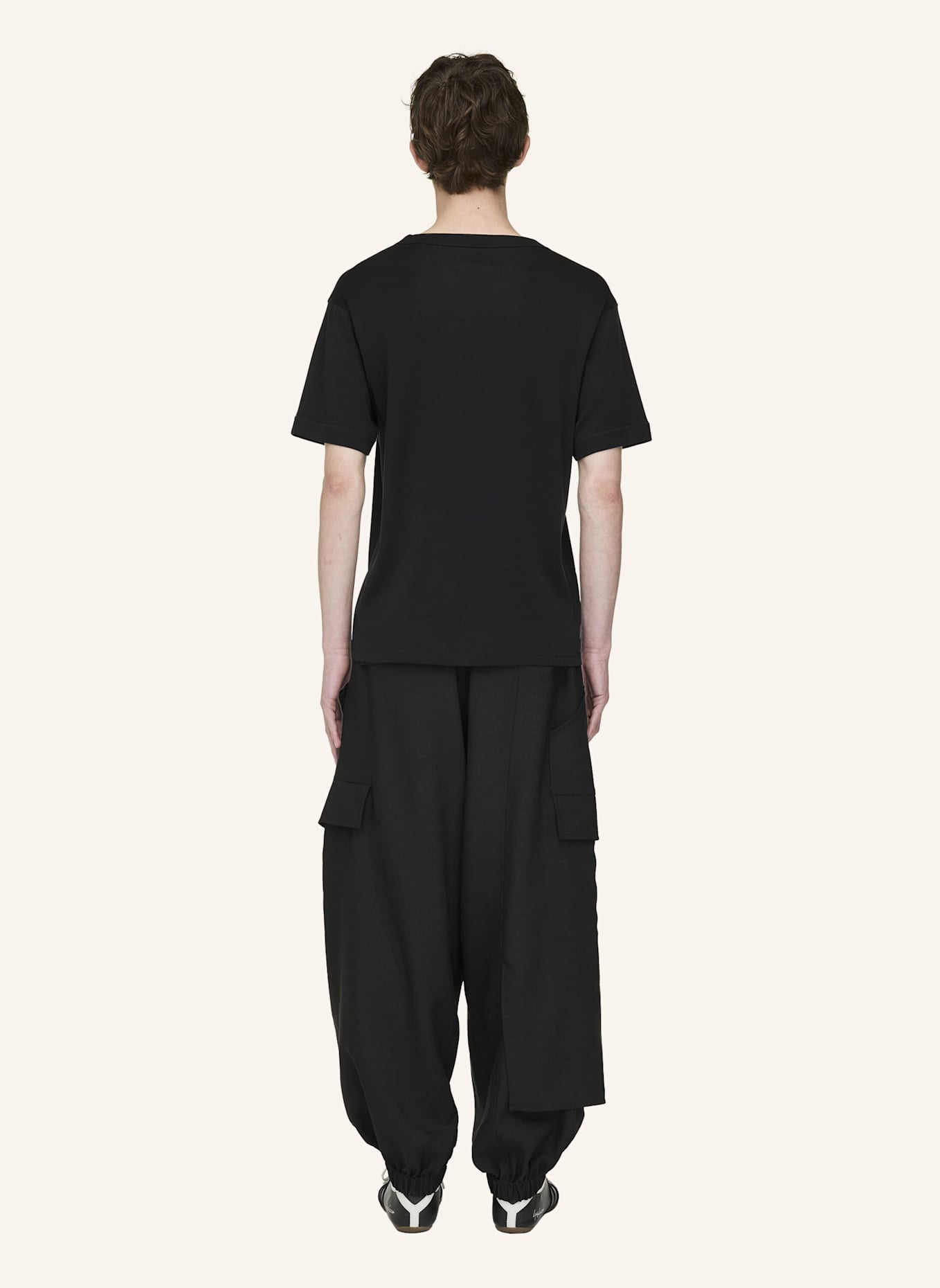 Y-3 Y-3 SLIM T-SHIRT: SCHWARZ