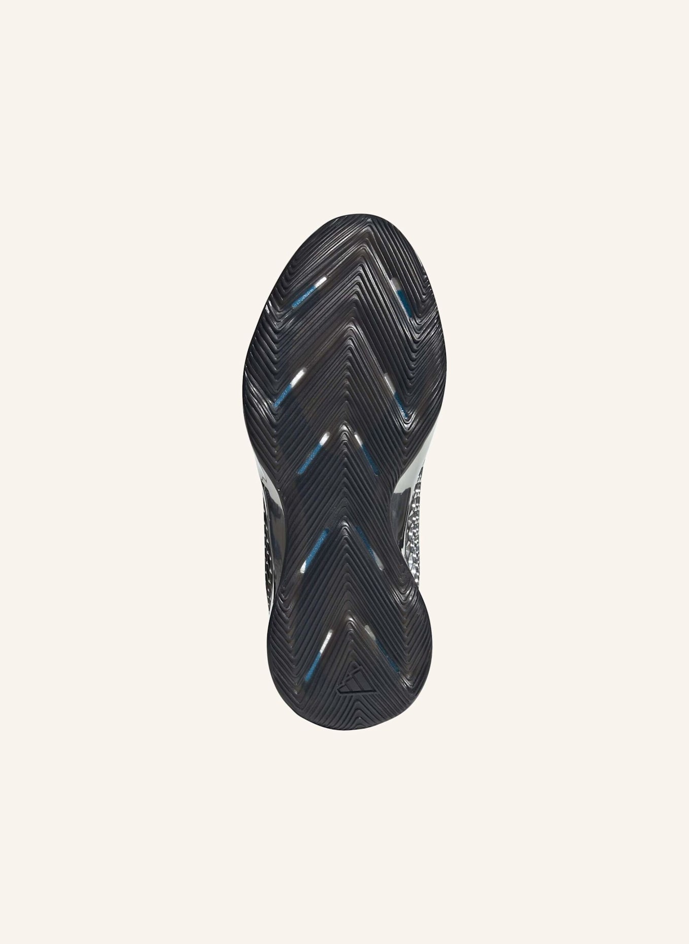 adidas ANTHONY EDWARDS 1 LOW BASKETBALLSCHUH: SCHWARZ/ SILBER