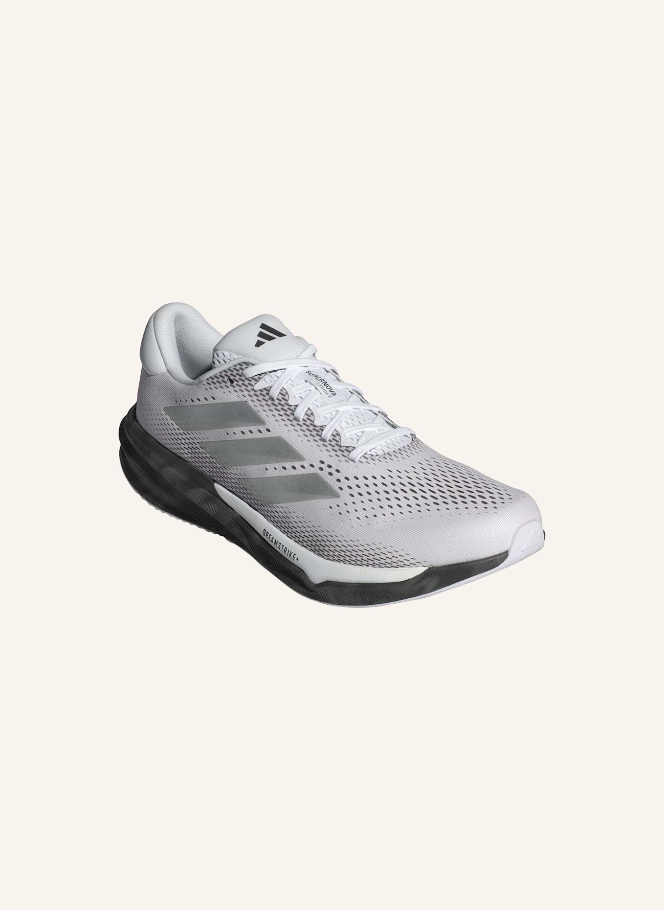 adidas SUPERNOVA STRIDE 2 LAUFSCHUH: GRAU/ SILBER/ SCHWARZ
