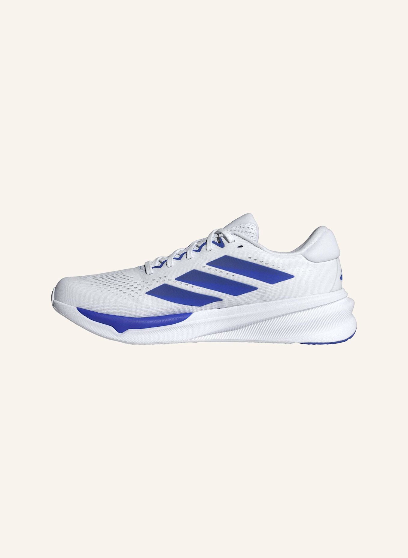 adidas SUPERNOVA STRIDE 2 LAUFSCHUH: WEISS/ BLAU/ GRAU