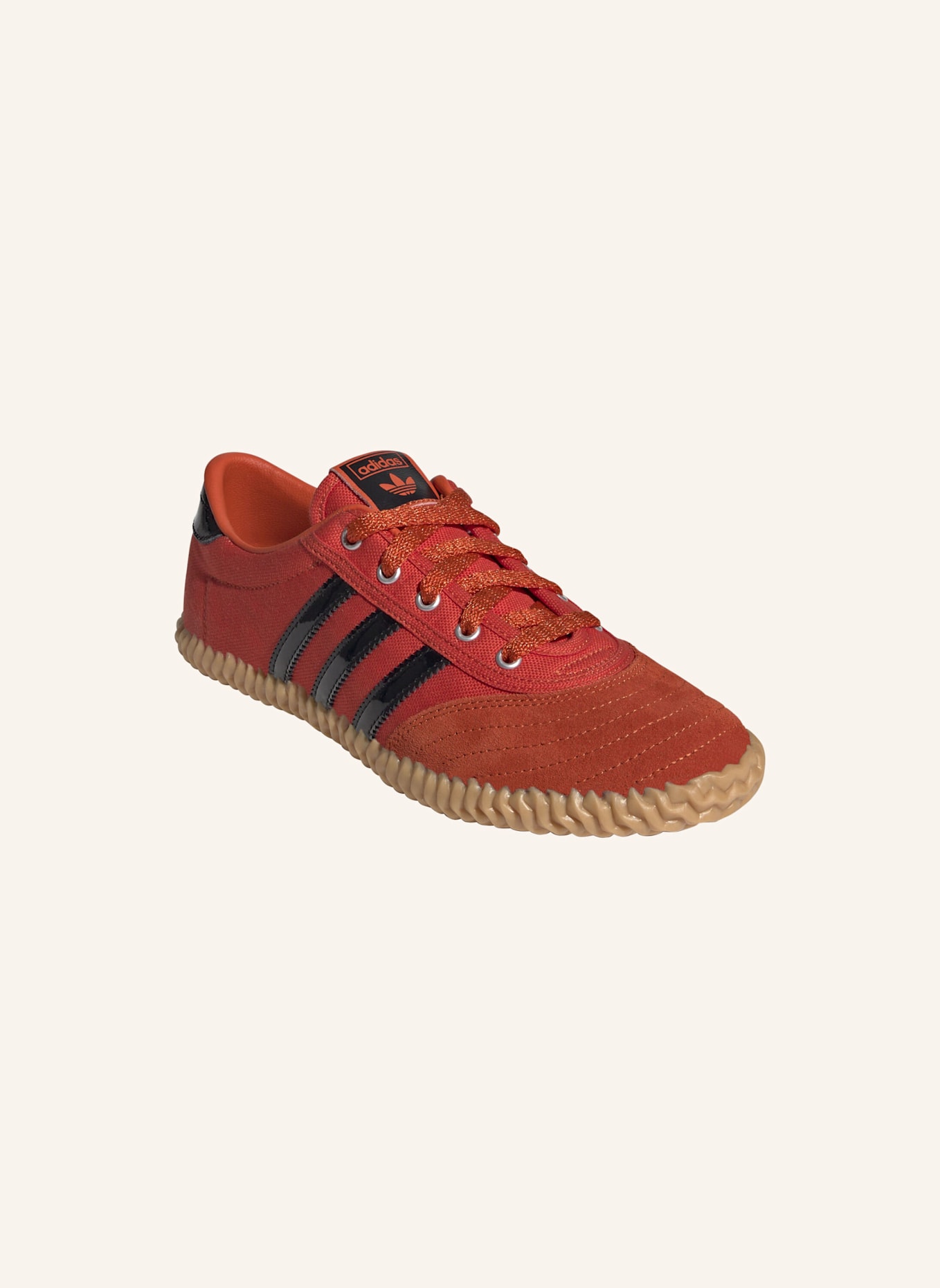 adidas Originals VOLLEY PLIMSOLE SCHUH: ORANGE/ SCHWARZ/ BEIGE