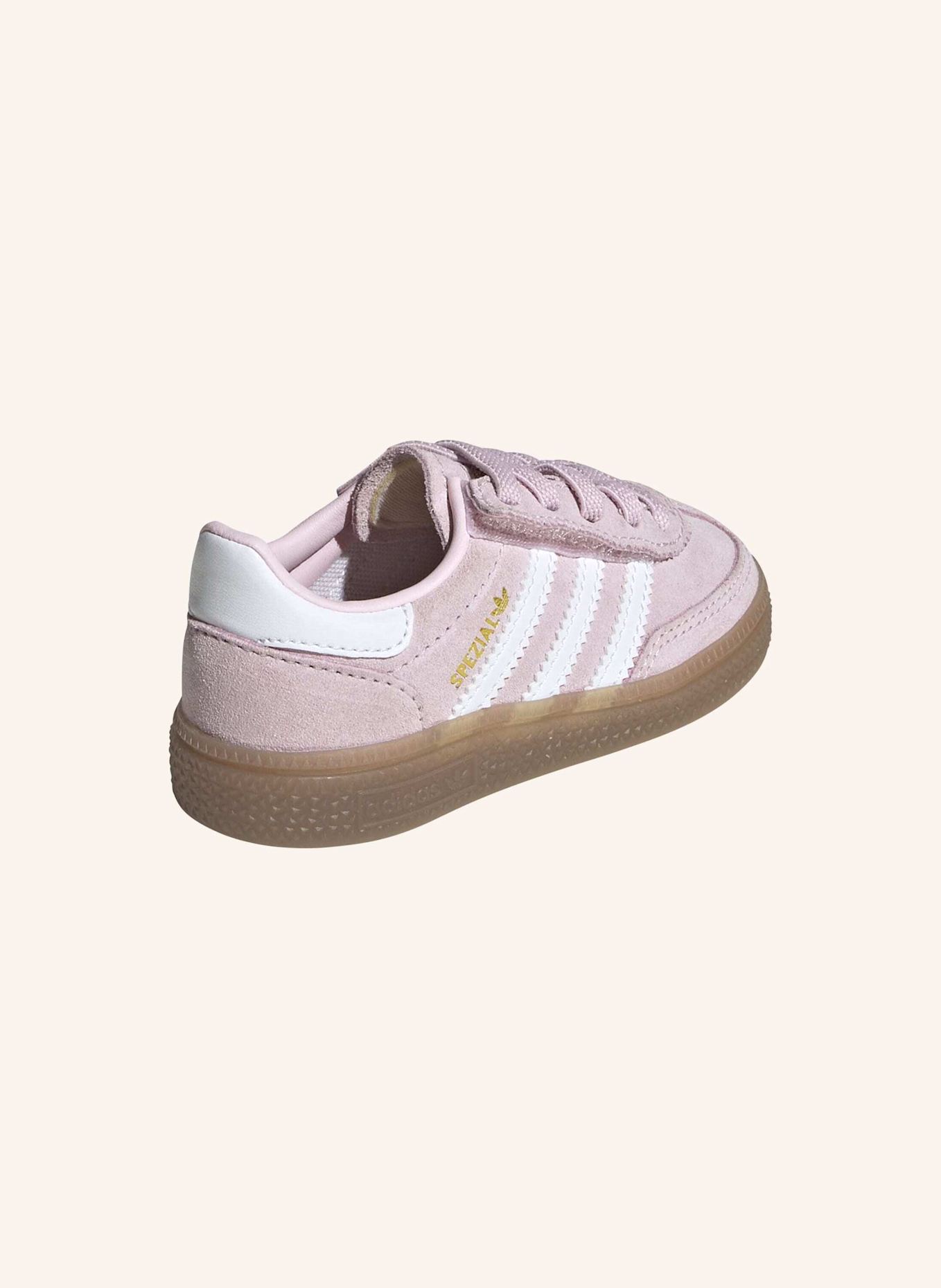 adidas Originals HANDBALL SPEZIAL COMFORT CLOSURE ELASTIC LACE KIDS SCHUH: WEISS/ BEIGE