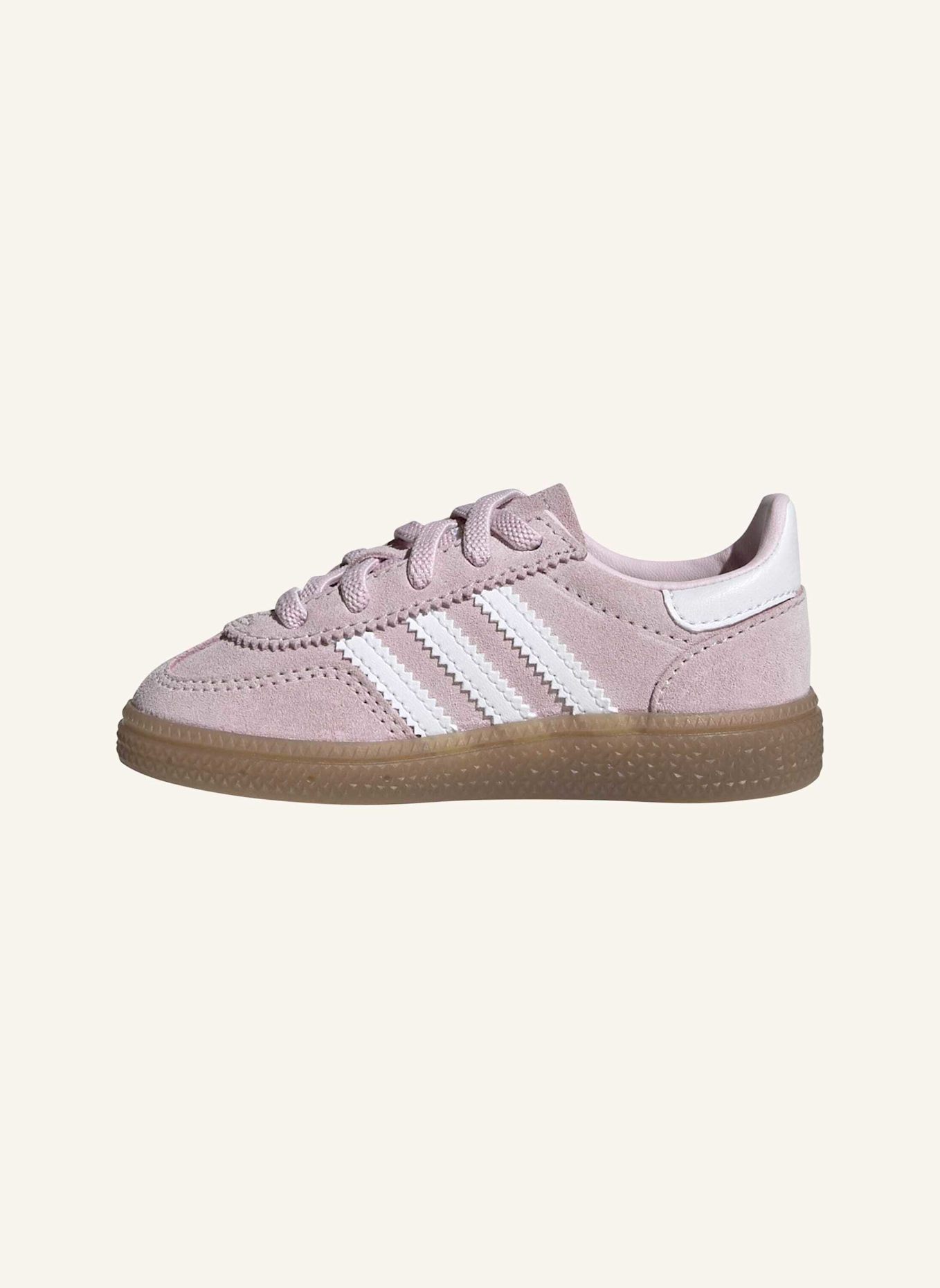 adidas Originals HANDBALL SPEZIAL COMFORT CLOSURE ELASTIC LACE KIDS SCHUH: WEISS/ BEIGE
