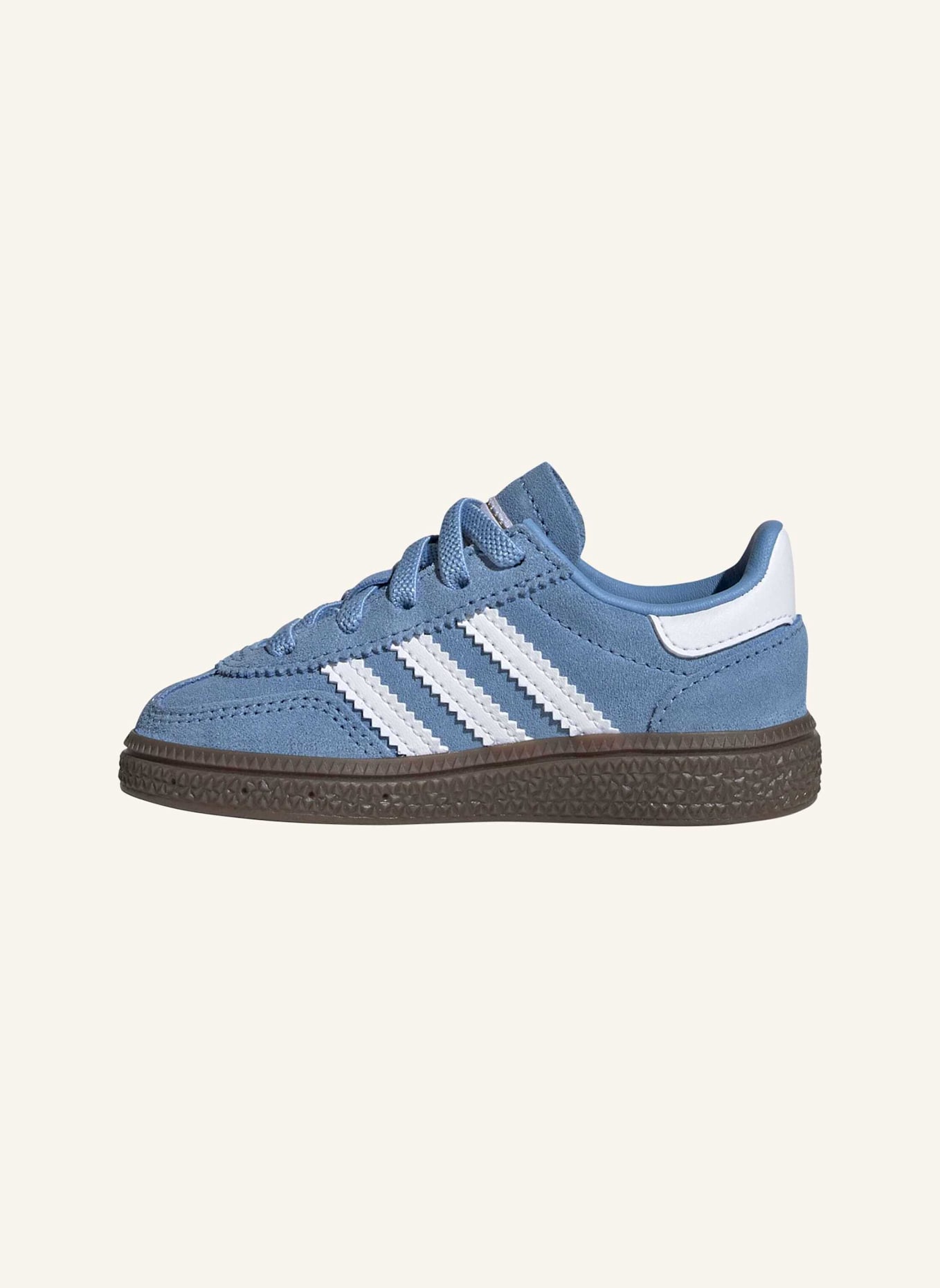 adidas Originals HANDBALL SPEZIAL COMFORT CLOSURE ELASTIC LACE KIDS SCHUH: WEISS/ BEIGE