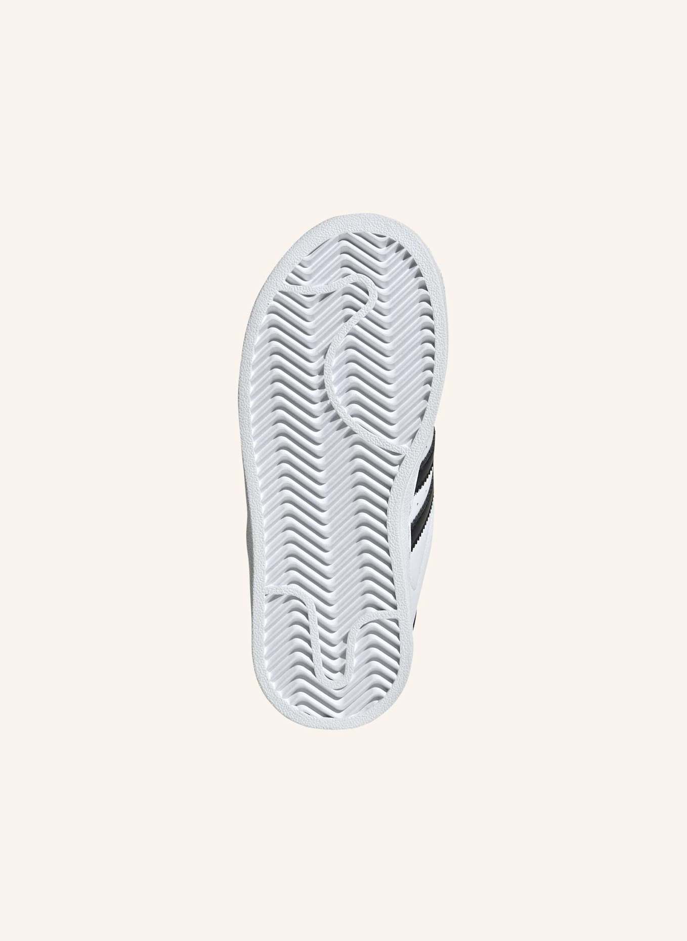 adidas Originals SUPERSTAR II COMFORT CLOSURE KIDS SCHUH: WEISS/ SCHWARZ