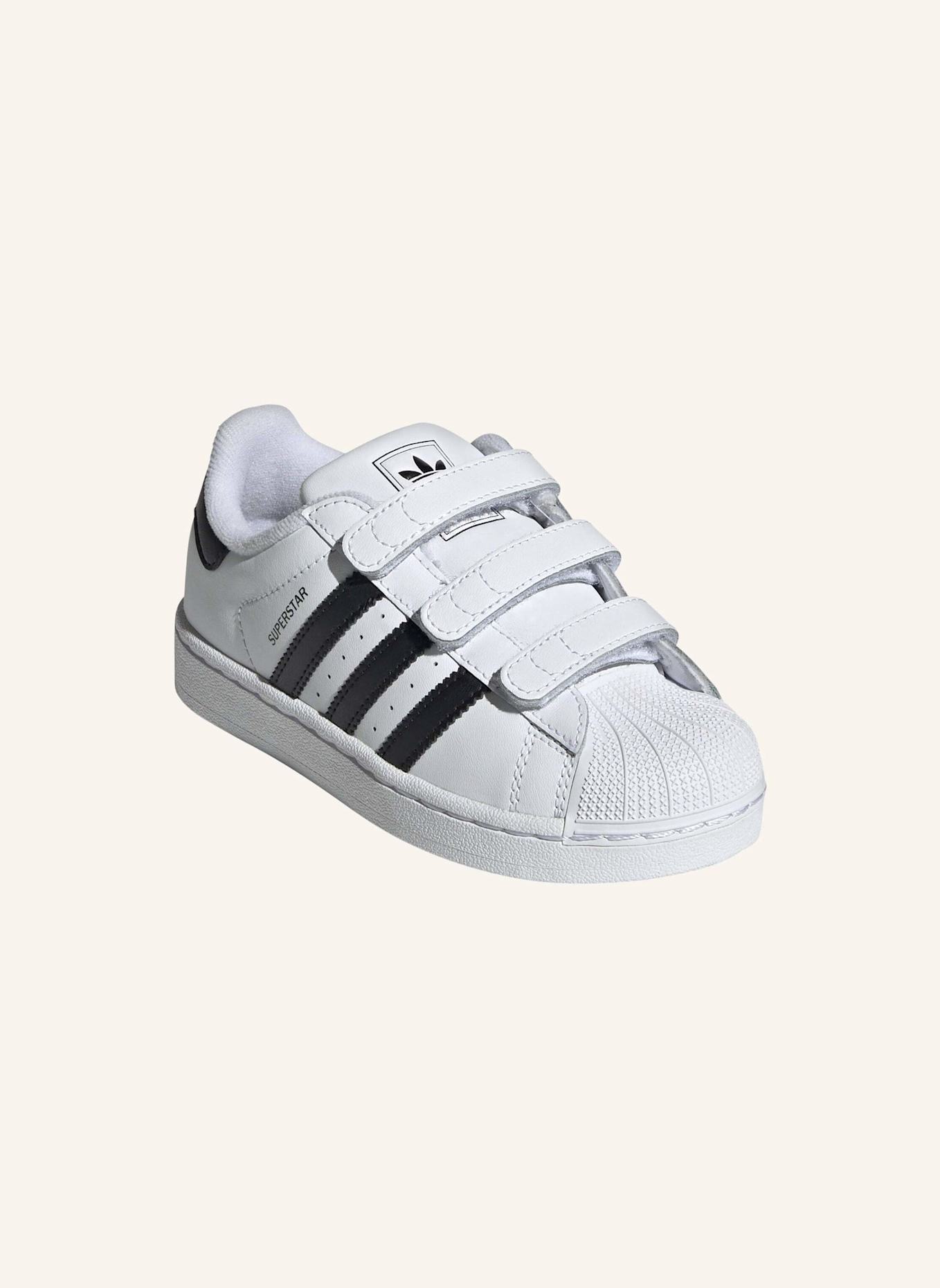 adidas Originals SUPERSTAR II COMFORT CLOSURE KIDS SCHUH: WEISS/ SCHWARZ