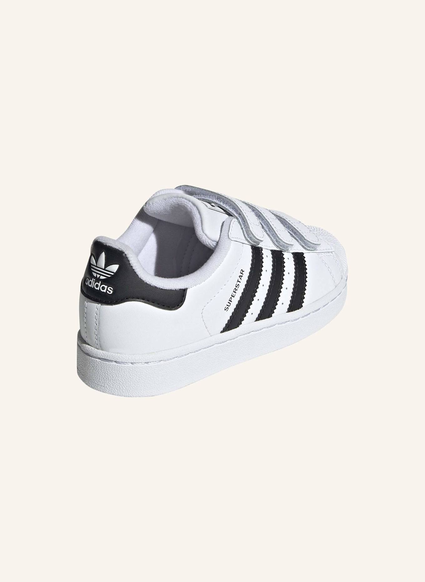 adidas Originals SUPERSTAR II COMFORT CLOSURE KIDS SCHUH: WEISS/ SCHWARZ
