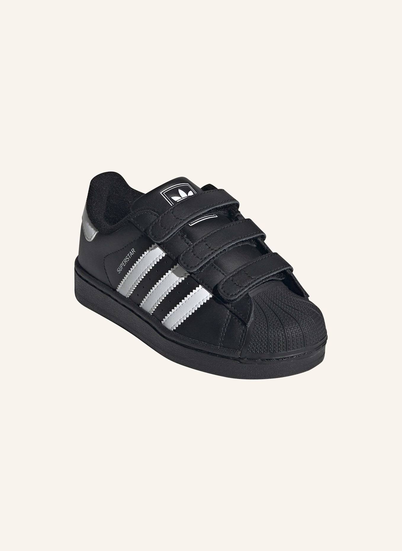 adidas Originals SUPERSTAR II COMFORT CLOSURE KIDS SCHUH: SCHWARZ/ WEISS