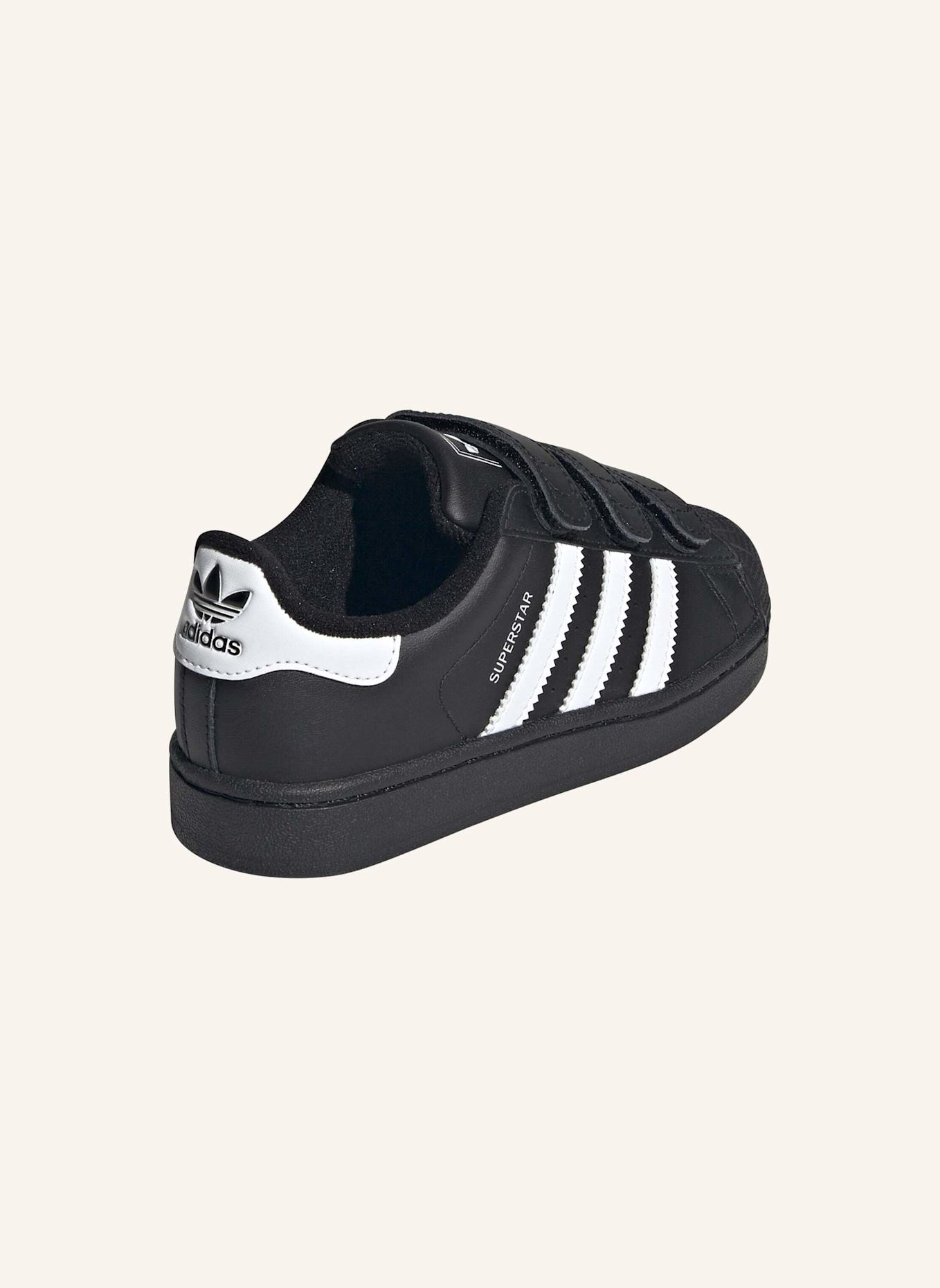 adidas Originals SUPERSTAR II COMFORT CLOSURE KIDS SCHUH: SCHWARZ/ WEISS