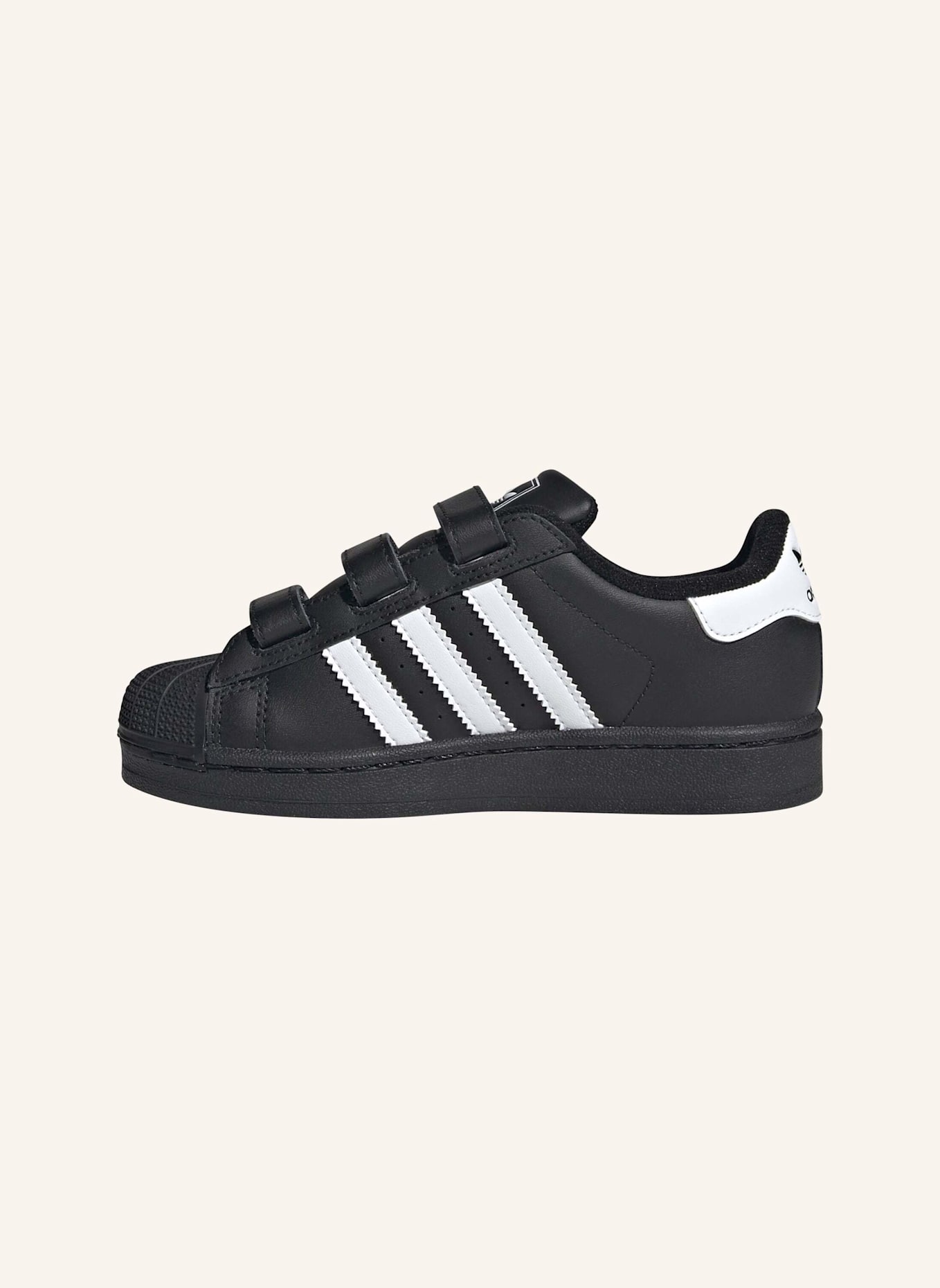 adidas Originals SUPERSTAR II COMFORT CLOSURE KIDS SCHUH: SCHWARZ/ WEISS