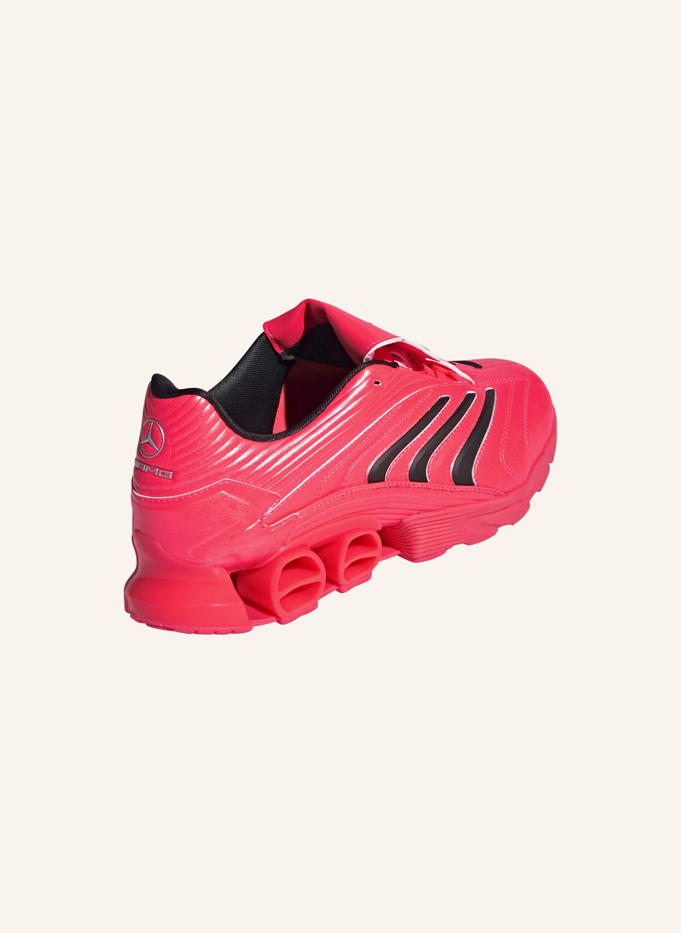 adidas Originals PREDATOR MEGARIDE MERCEDES SCHUH: ROT/ SCHWARZ/ SILBER
