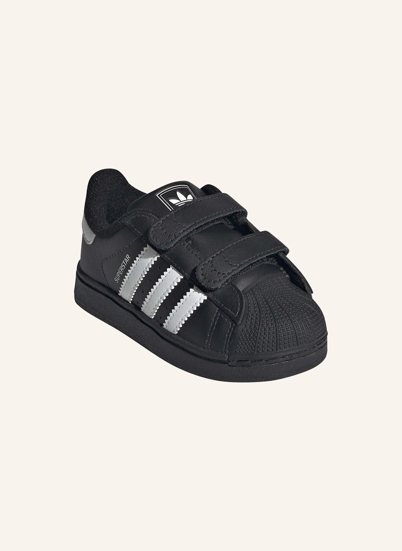 adidas Originals SUPERSTAR II COMFORT CLOSURE KIDS SCHUH: SCHWARZ/ WEISS