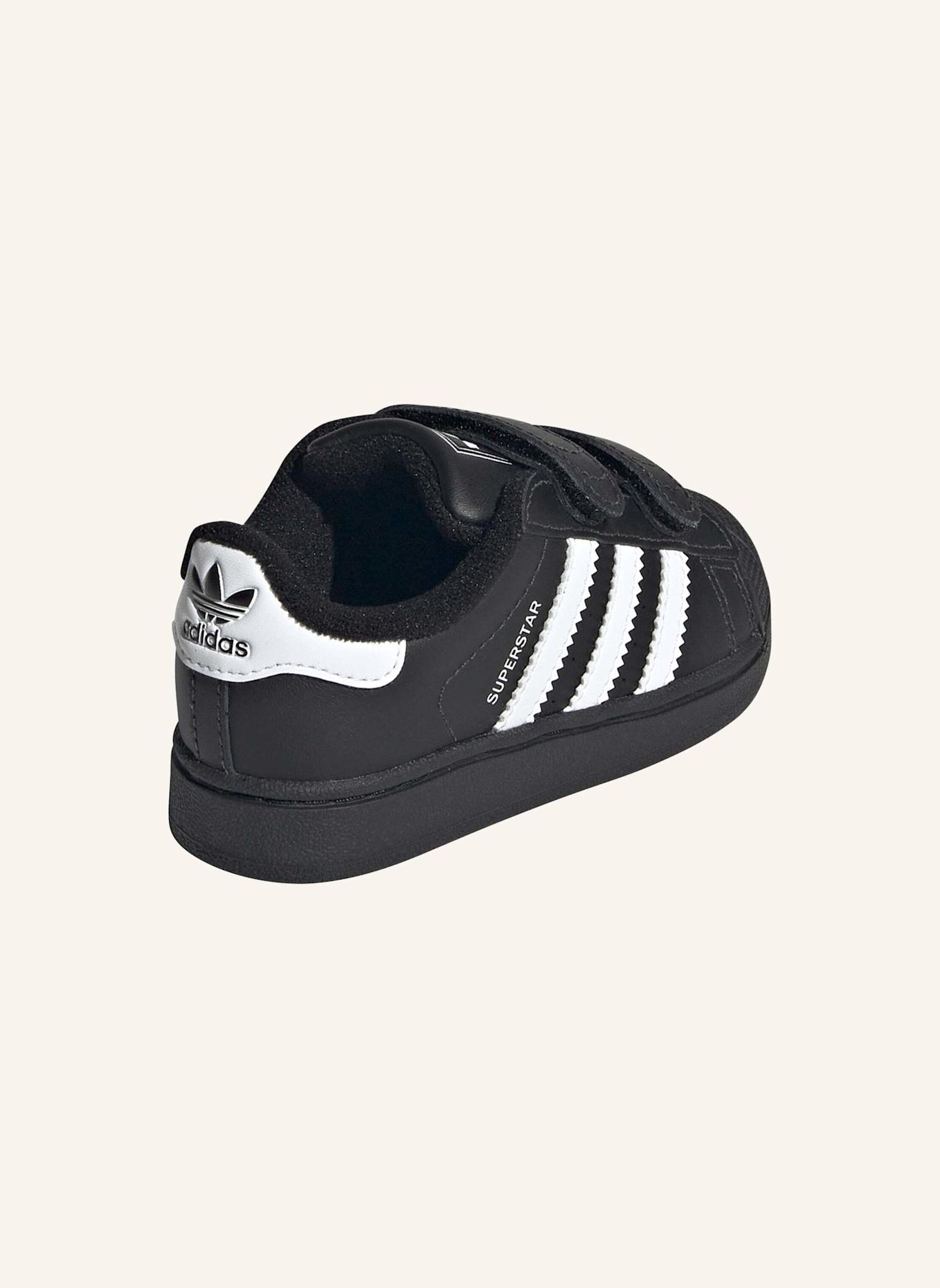 adidas Originals SUPERSTAR II COMFORT CLOSURE KIDS SCHUH: SCHWARZ/ WEISS