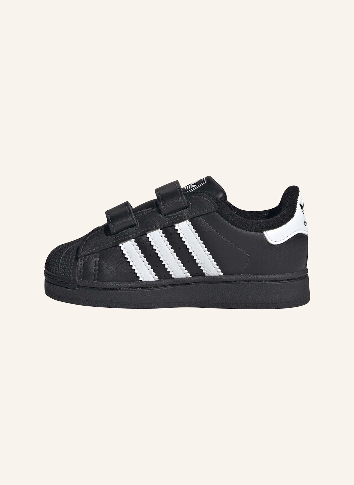adidas Originals SUPERSTAR II COMFORT CLOSURE KIDS SCHUH: SCHWARZ/ WEISS