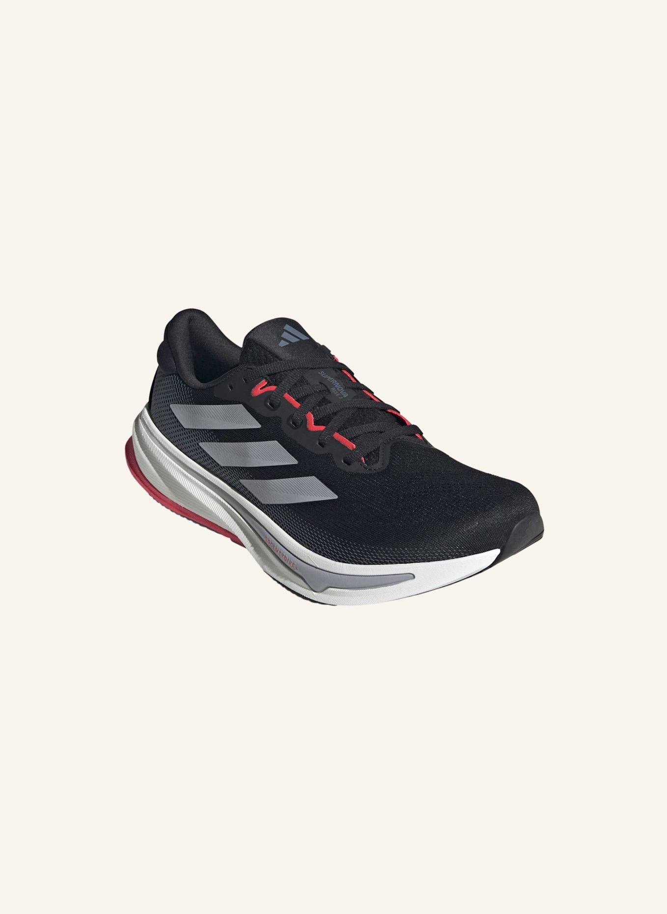 adidas Laufschuhe SUPERNOVA RISE: SCHWARZ/ GRAU/ ROT
