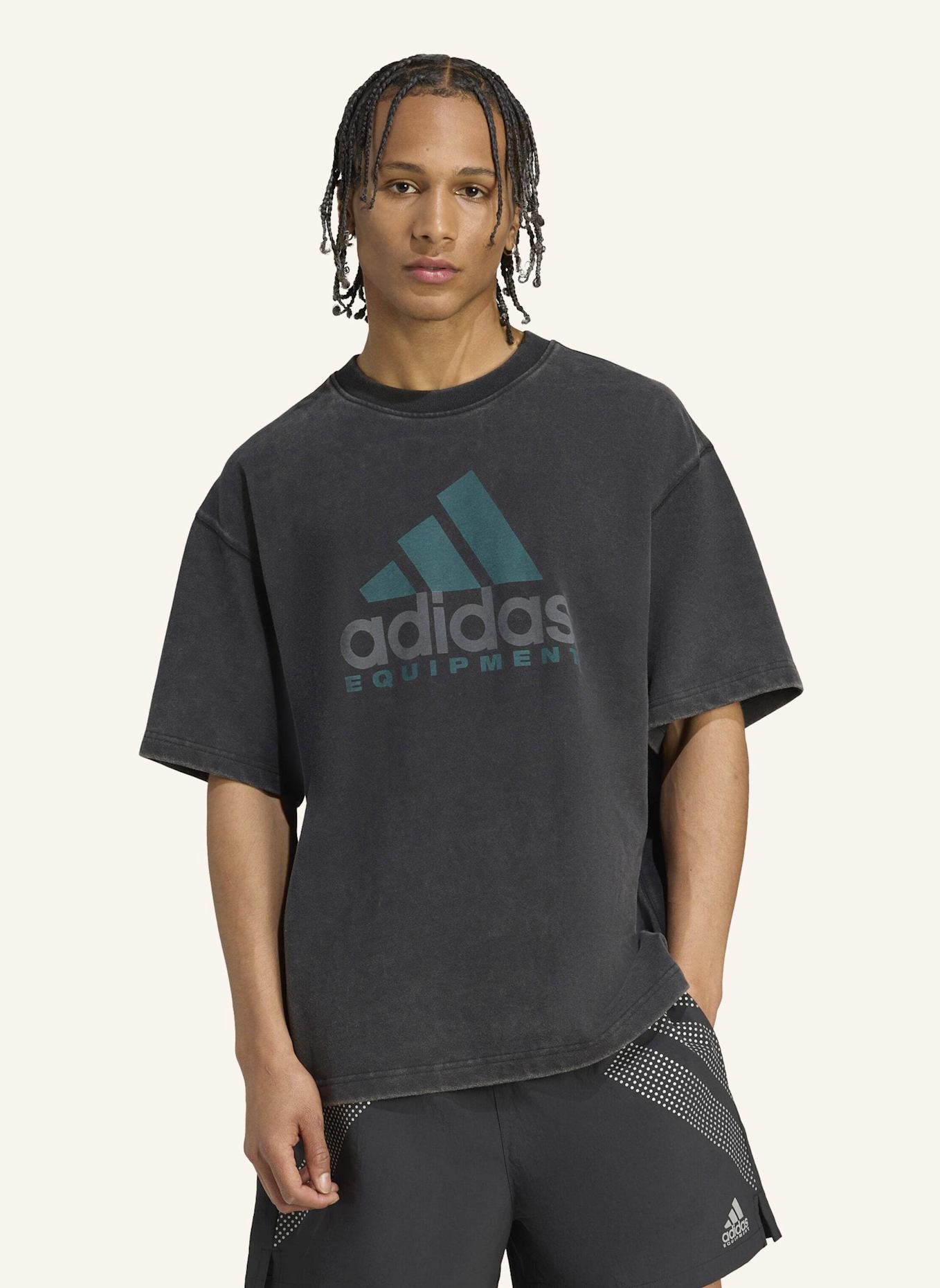 adidas Originals ADIDAS EQUIPMENT T-SHIRT: SCHWARZ