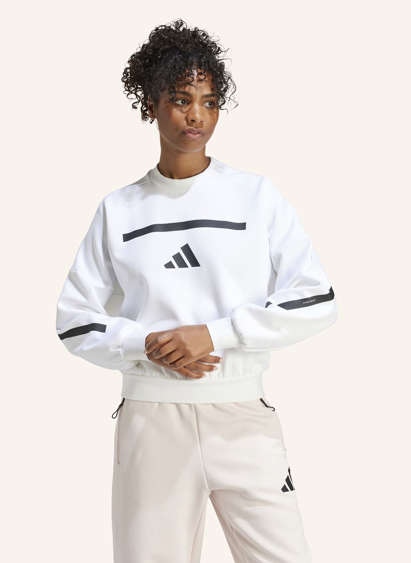 adidas ADIDAS Z.N.E. SWEATSHIRT: WEISS