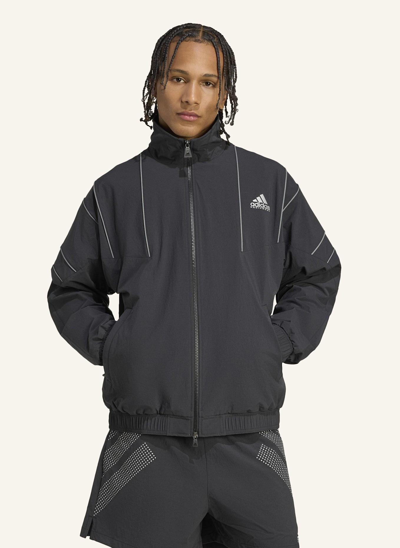 adidas Originals ADIDAS EQUIPMENT TRACK TOP: SCHWARZ