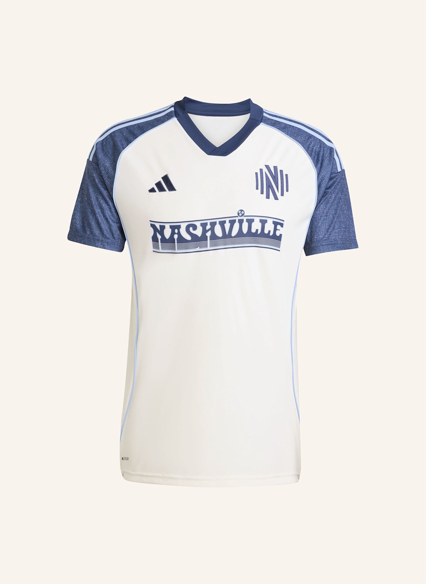 adidas NASHVILLE SC 25/26 AUSWEICHTRIKOT: WEISS