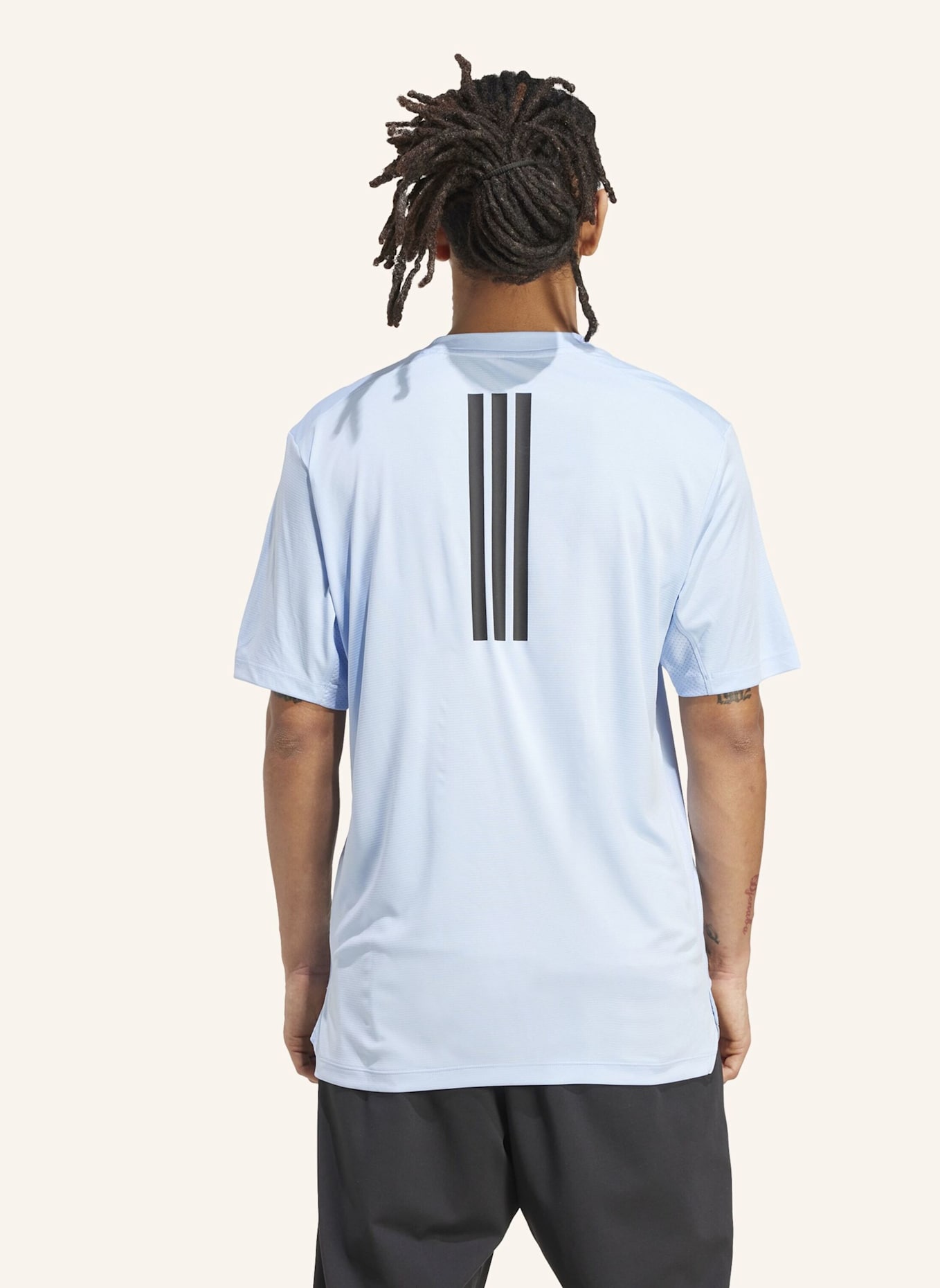 adidas T-Shirt POWER 3-STRIPES: BLAU