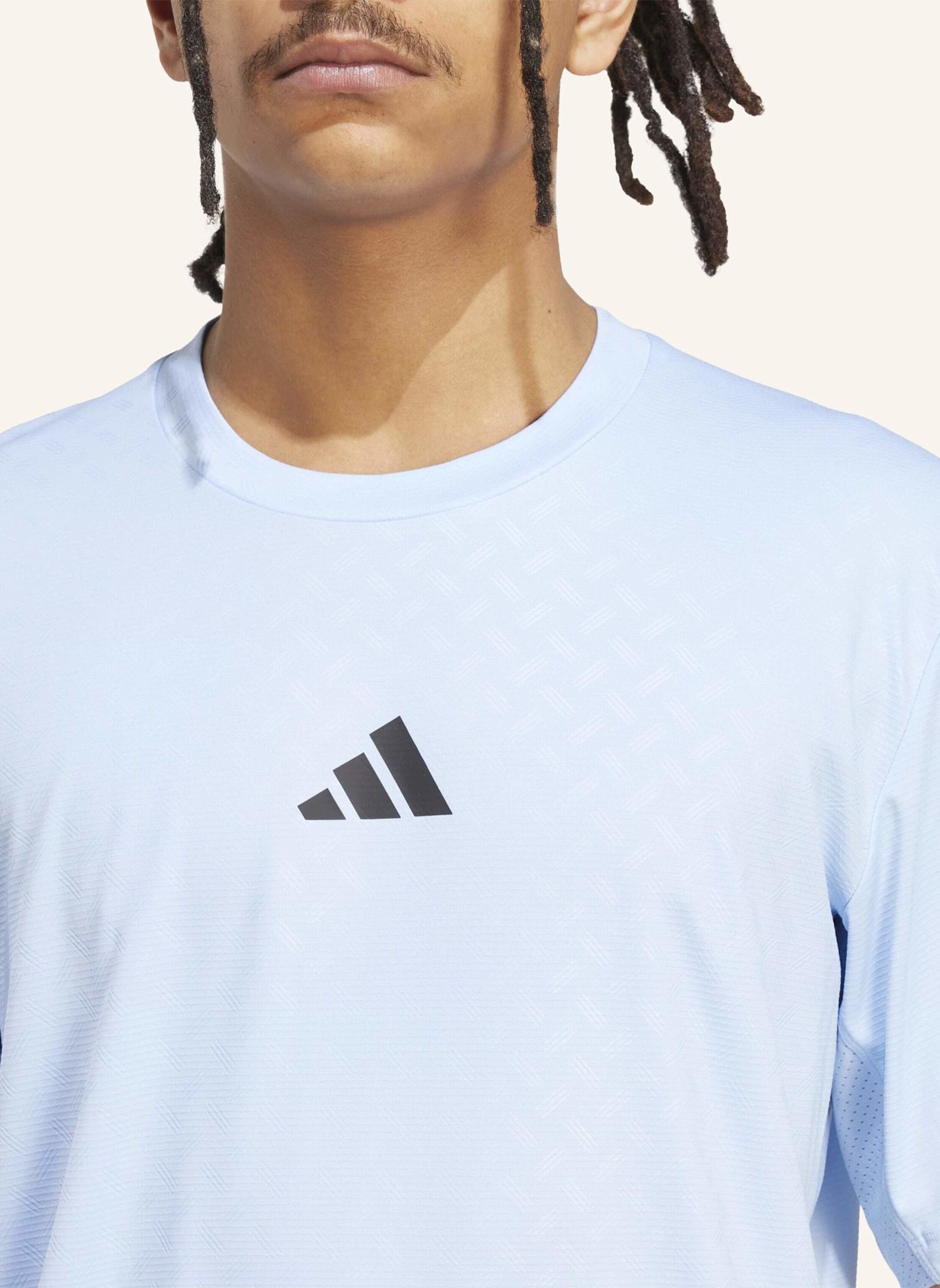 adidas T-Shirt POWER 3-STRIPES: BLAU