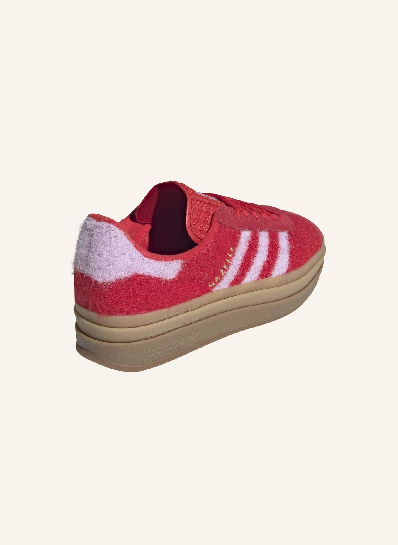 adidas Originals GAZELLE BOLD SCHUHE: ROT/ LILA/ GOLD