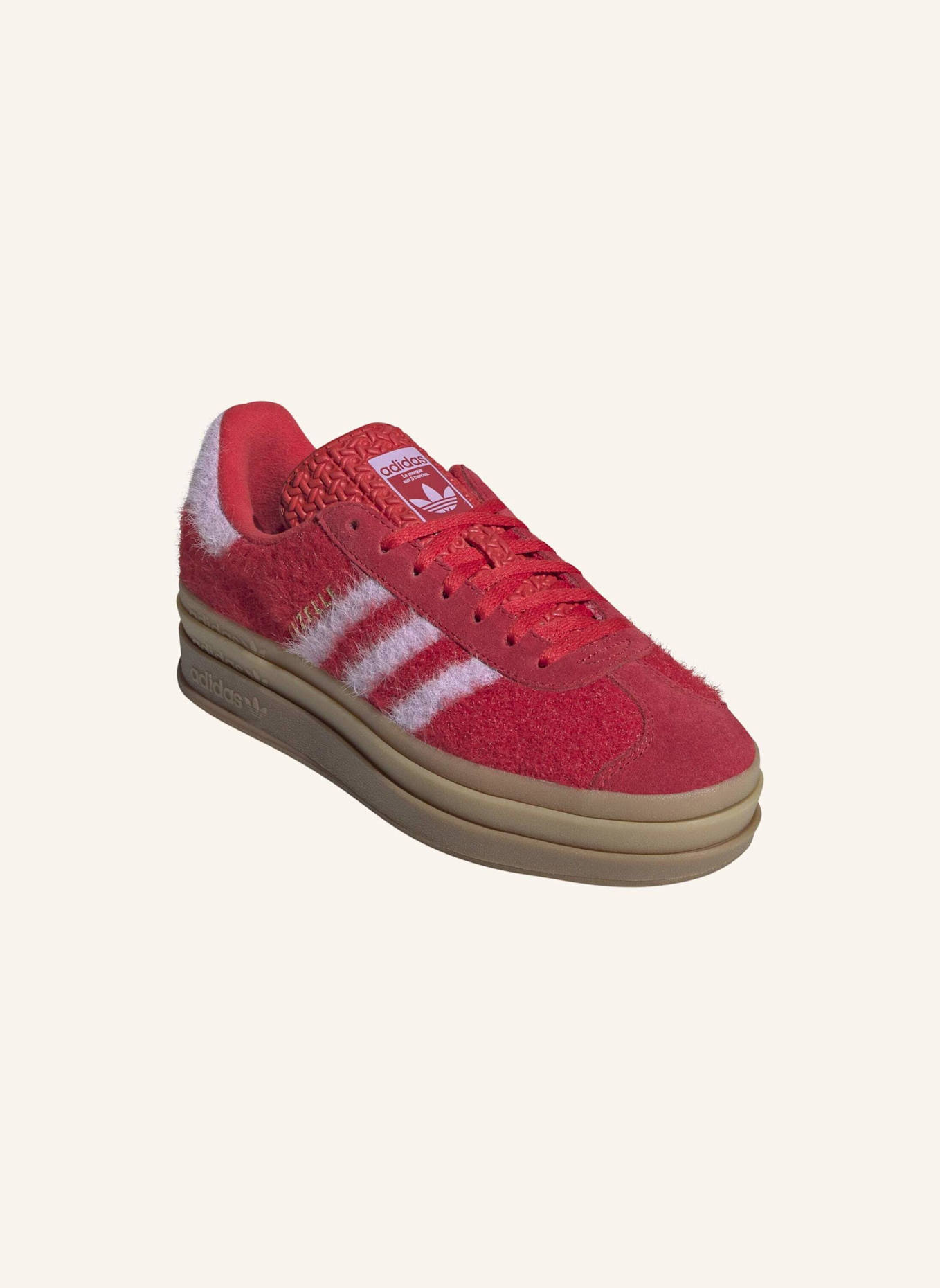 adidas Originals GAZELLE BOLD SCHUHE: ROT/ LILA/ GOLD