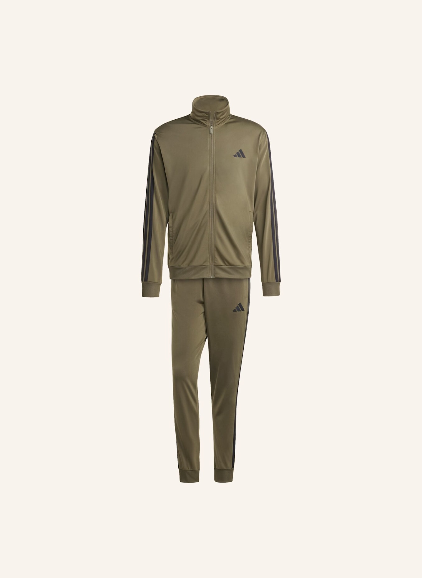 adidas Trainingsanzug 3 STRIPES: GRÜN