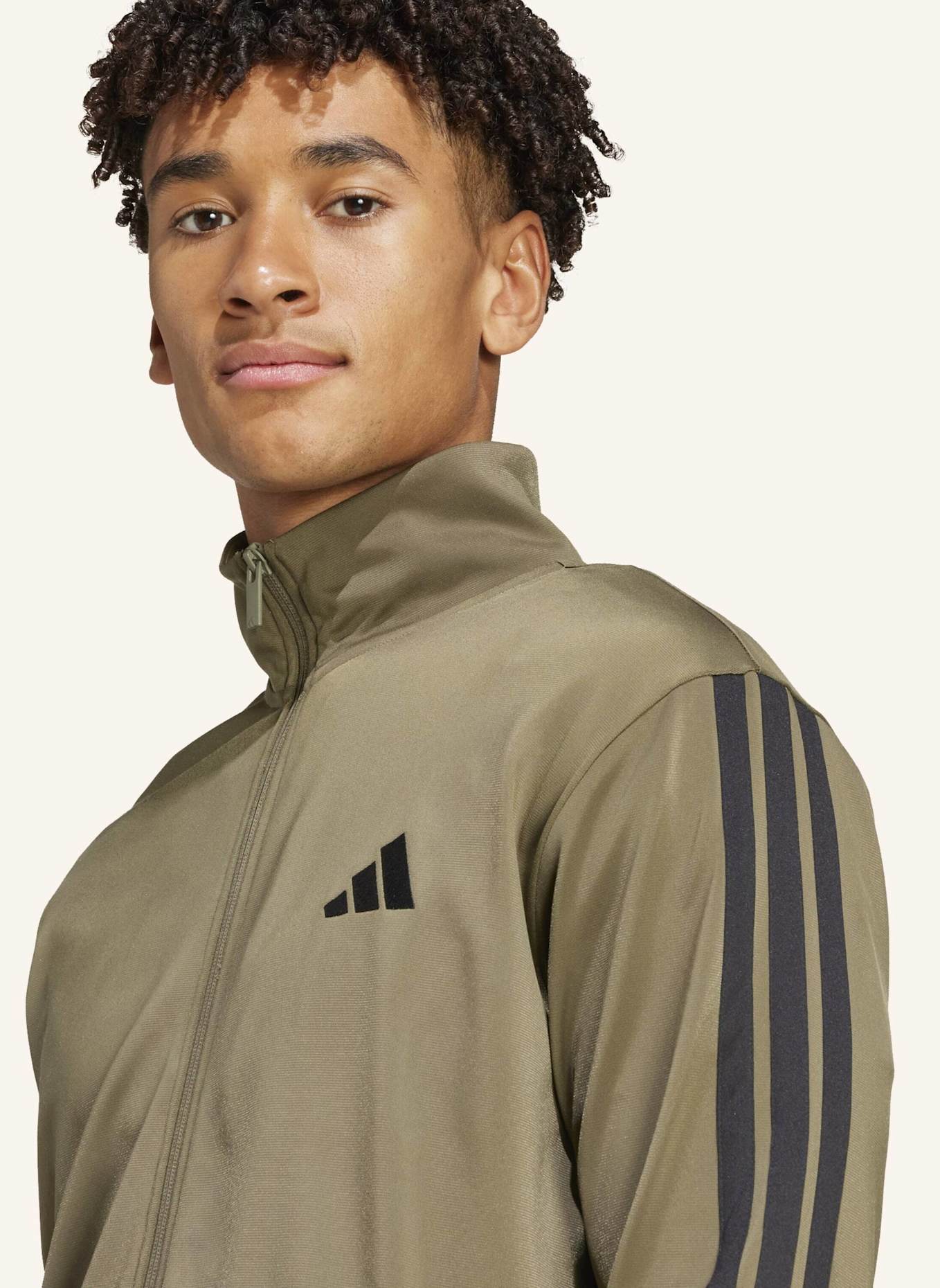 adidas Trainingsanzug 3 STRIPES: GRÜN