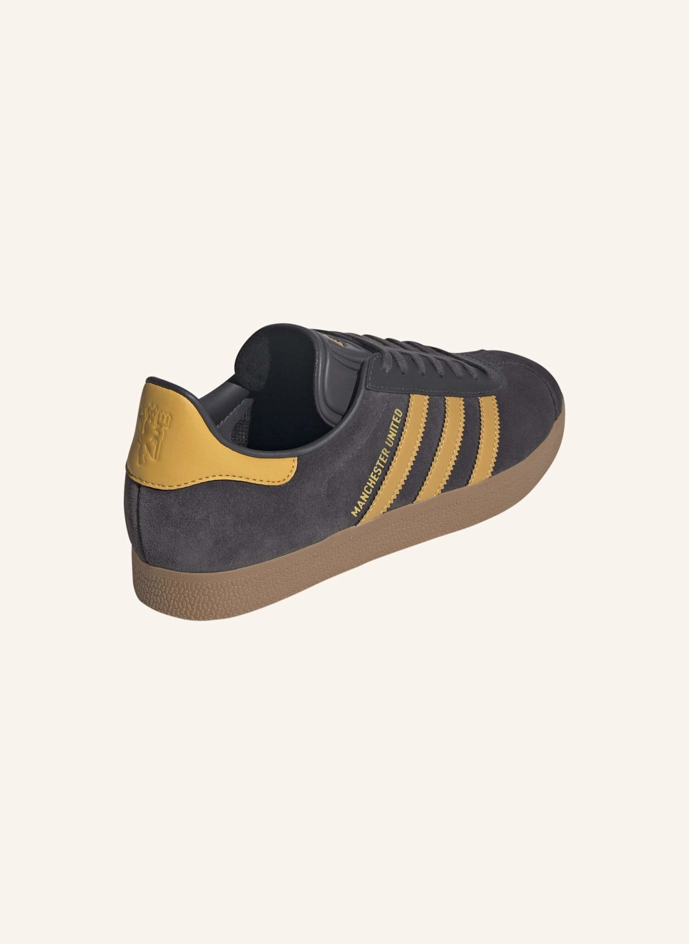 adidas GAZELLE MANCHESTER UNITED SCHUHE: SCHWARZ/ GELB/ BEIGE