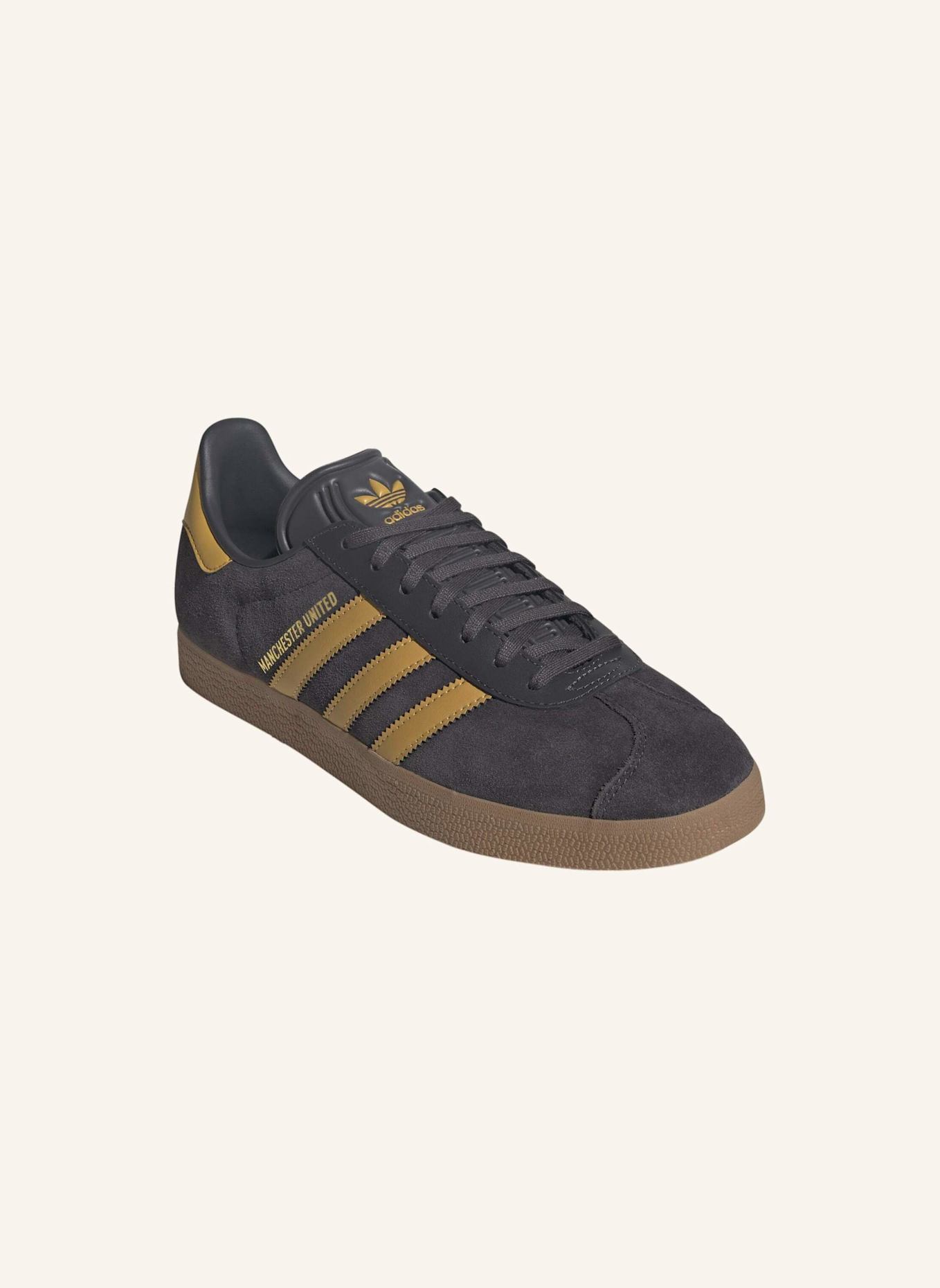 adidas GAZELLE MANCHESTER UNITED SCHUHE: SCHWARZ/ GELB/ BEIGE