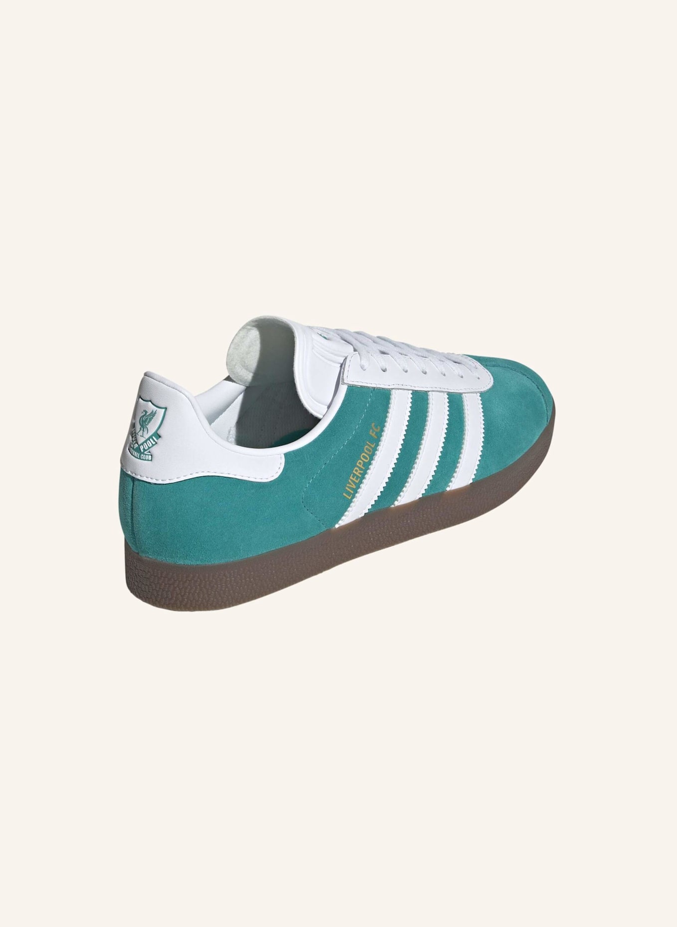 adidas GAZELLE MANCHESTER UNITED SCHUHE: TÜRKIS/ WEISS/ BEIGE