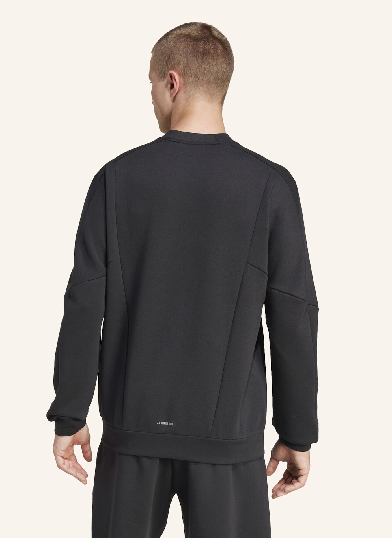 adidas Longsleeve D4T CREW: SCHWARZ