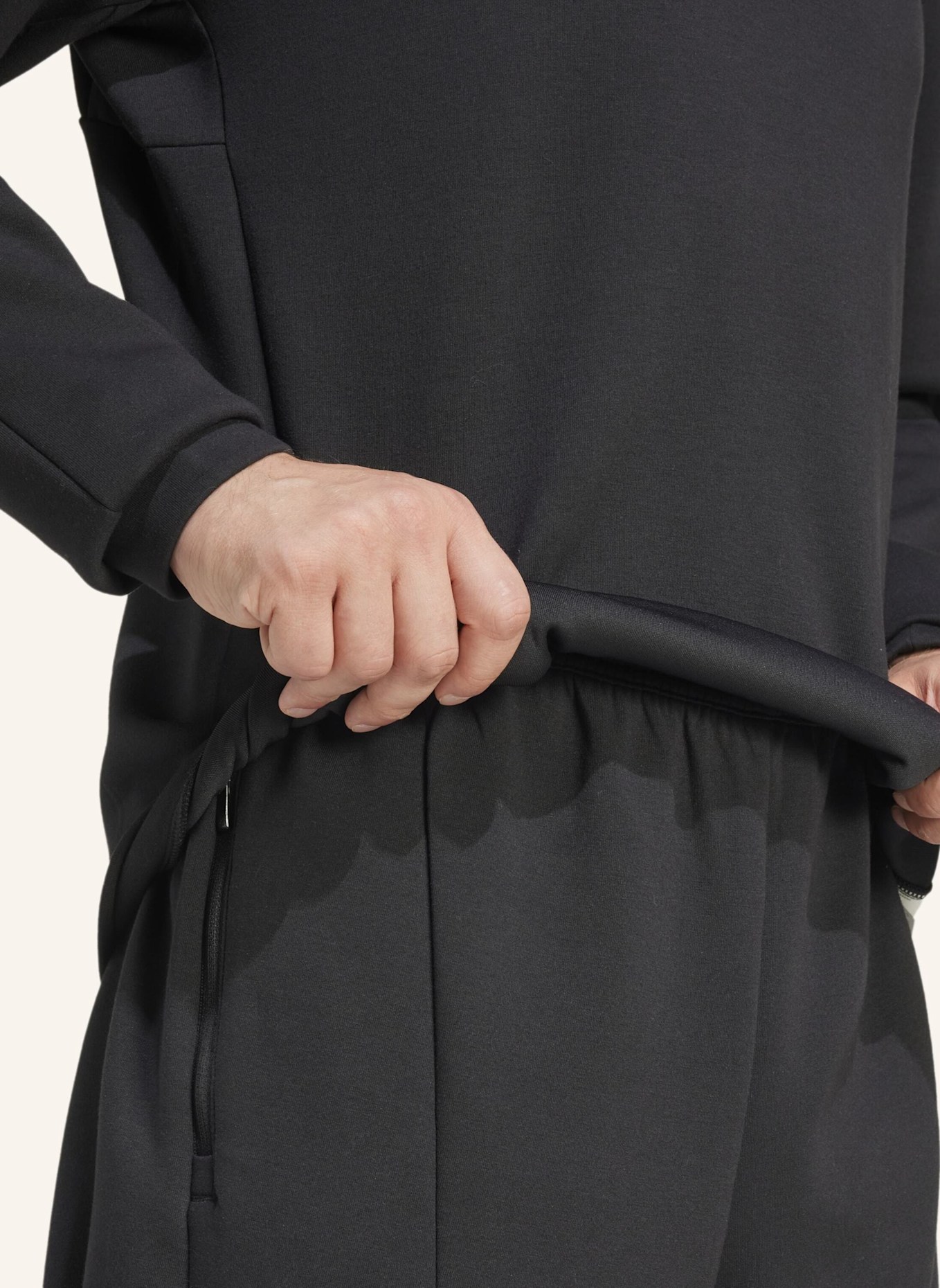 adidas Longsleeve D4T CREW: SCHWARZ