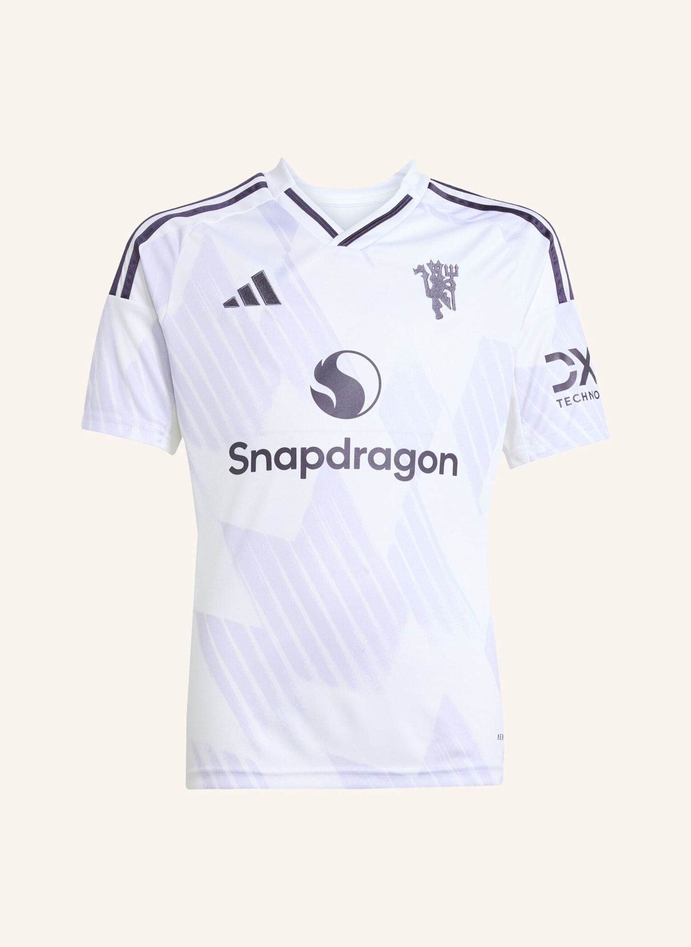 adidas MANCHESTER UNITED 25/26 KIDS AUSWÄRTSTRIKOT: WEISS