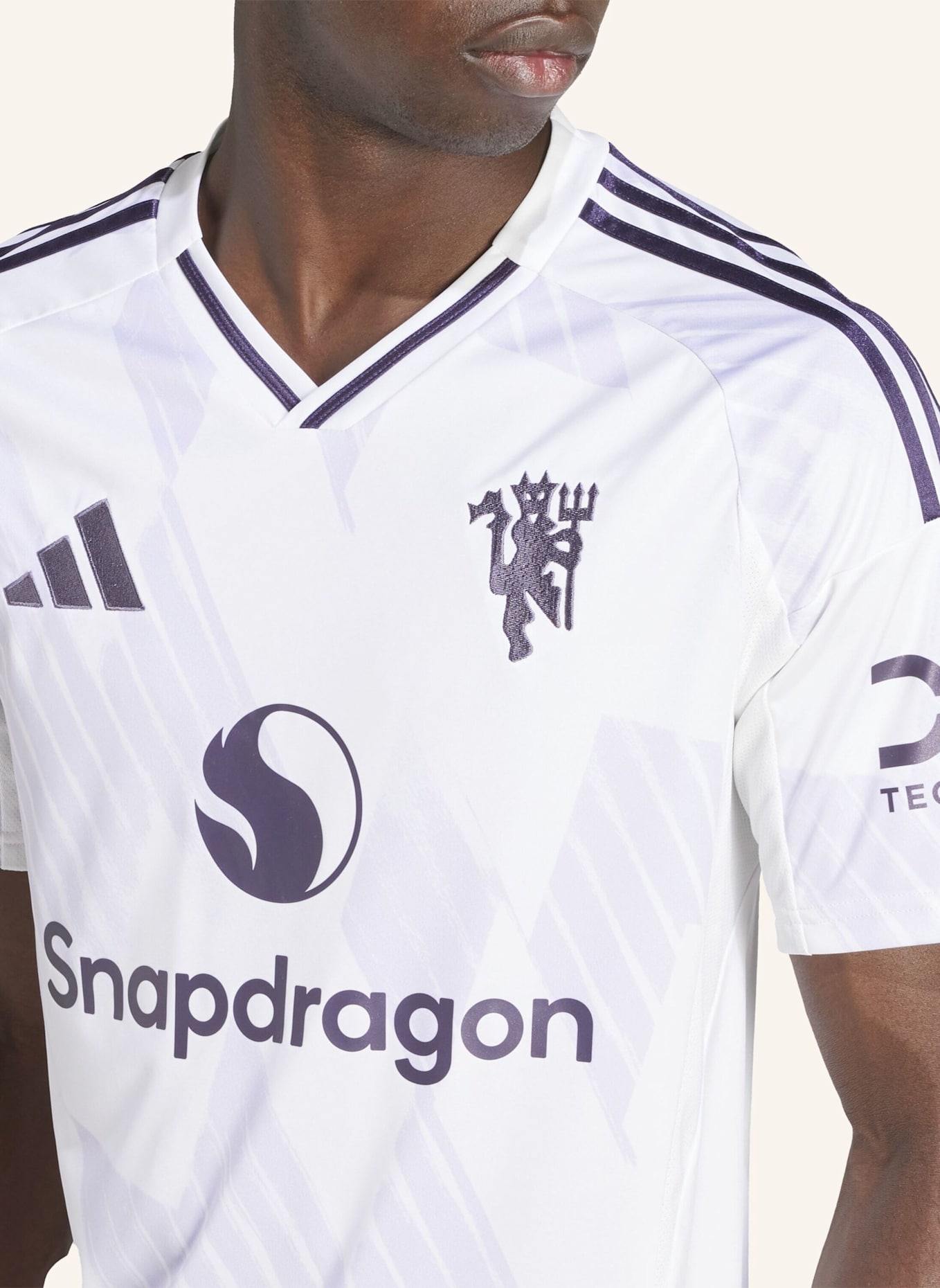 adidas MANCHESTER UNITED 25/26 AUSWÄRTSTRIKOT: WEISS